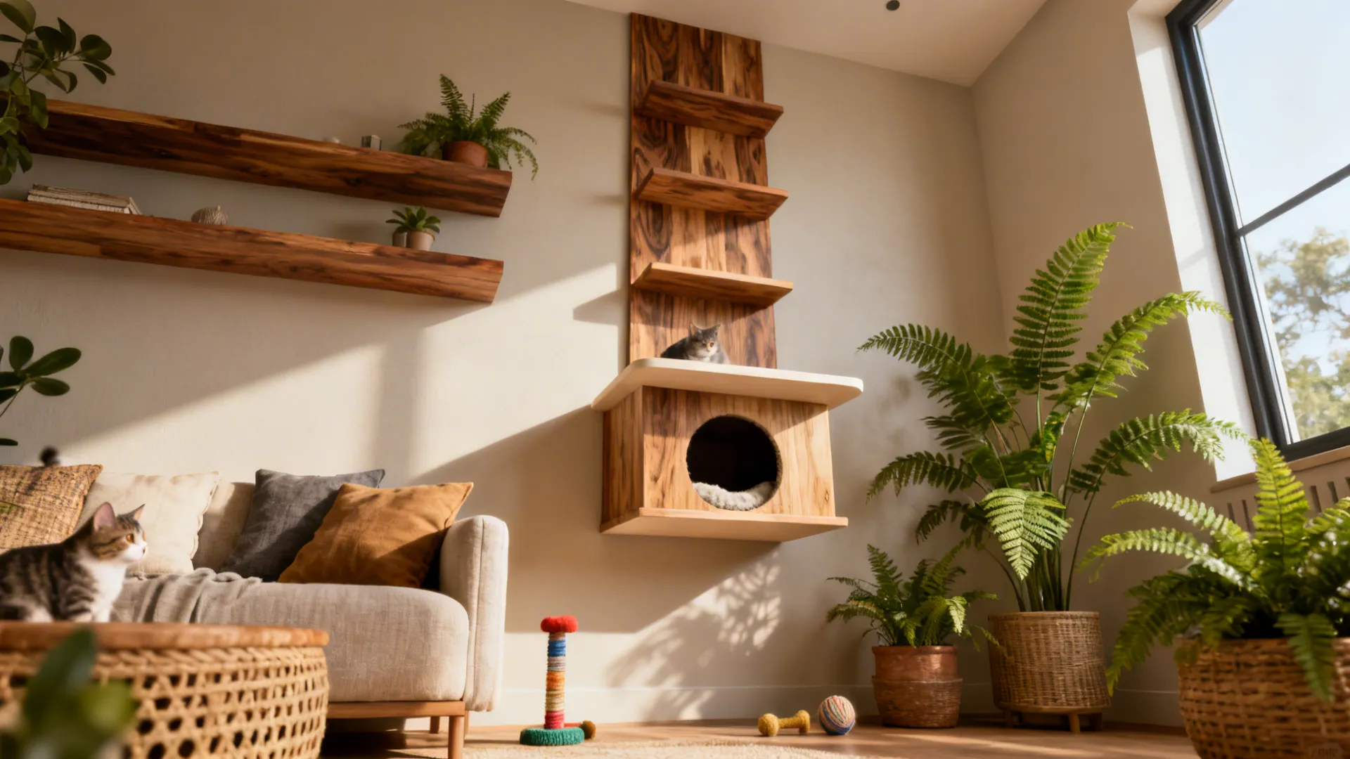 5 Corner Wall Decor Ideas for Living Rooms