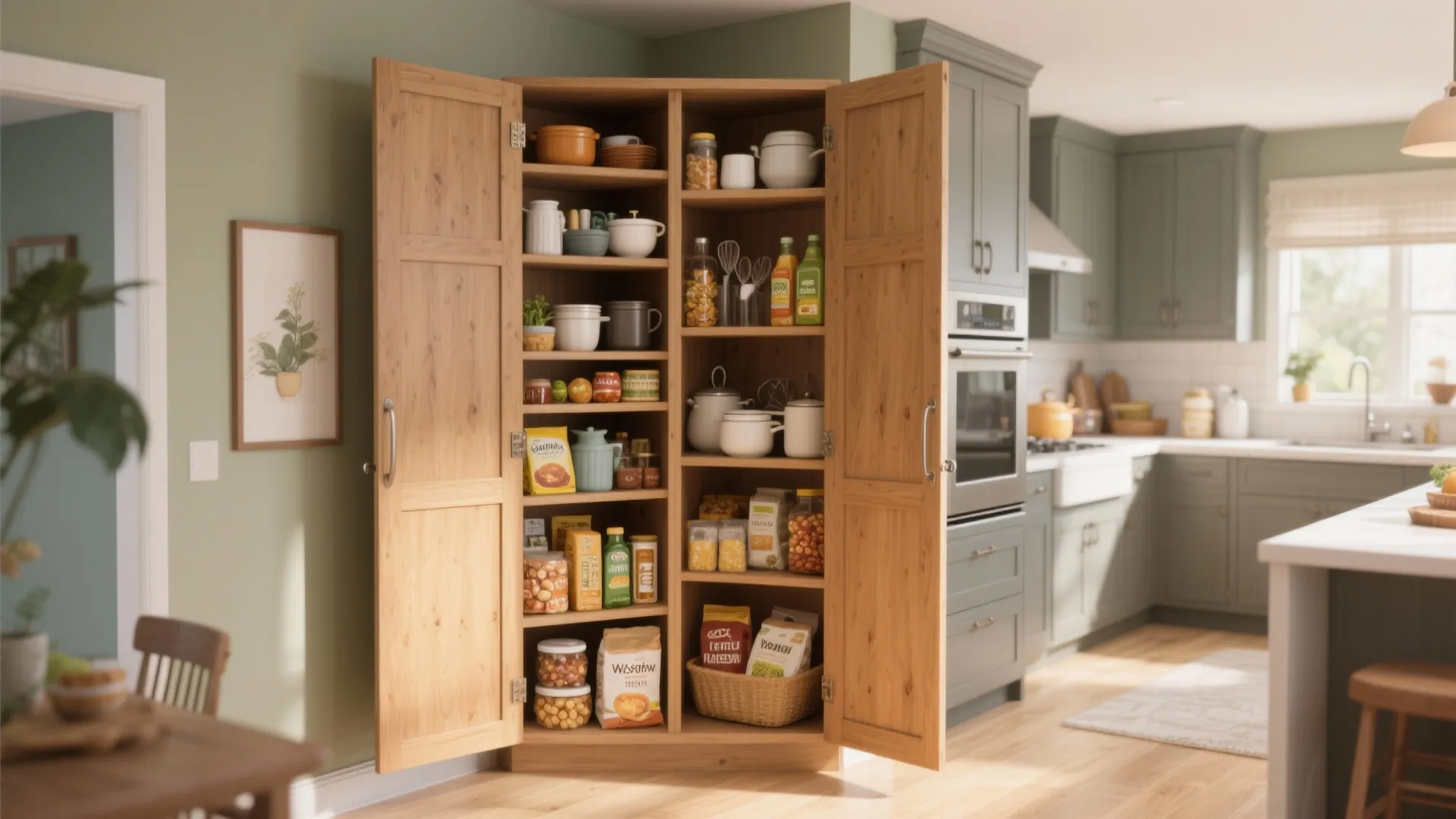 6. Corner Pantry Cabinet