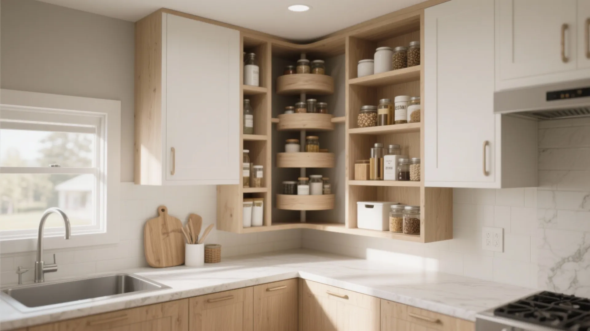 Corner Pantry Transformation