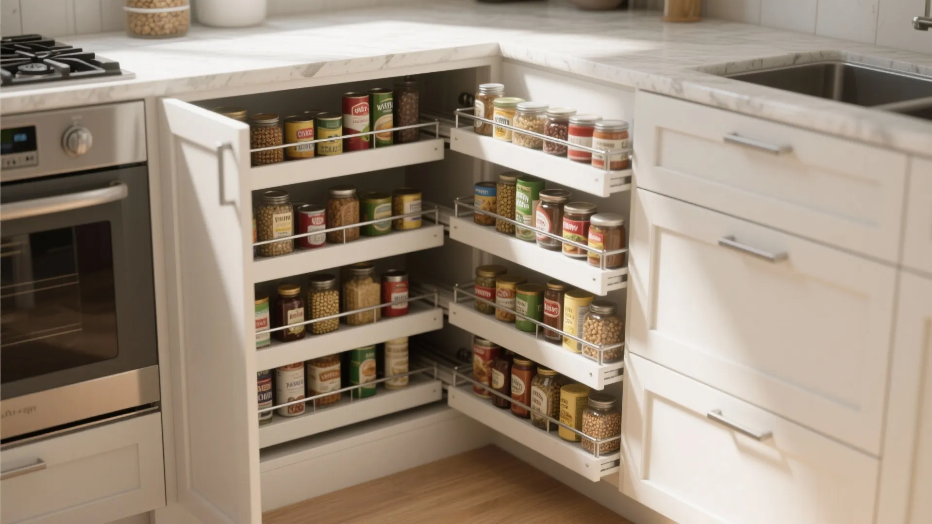 4. Corner Pantry Pull-Out
