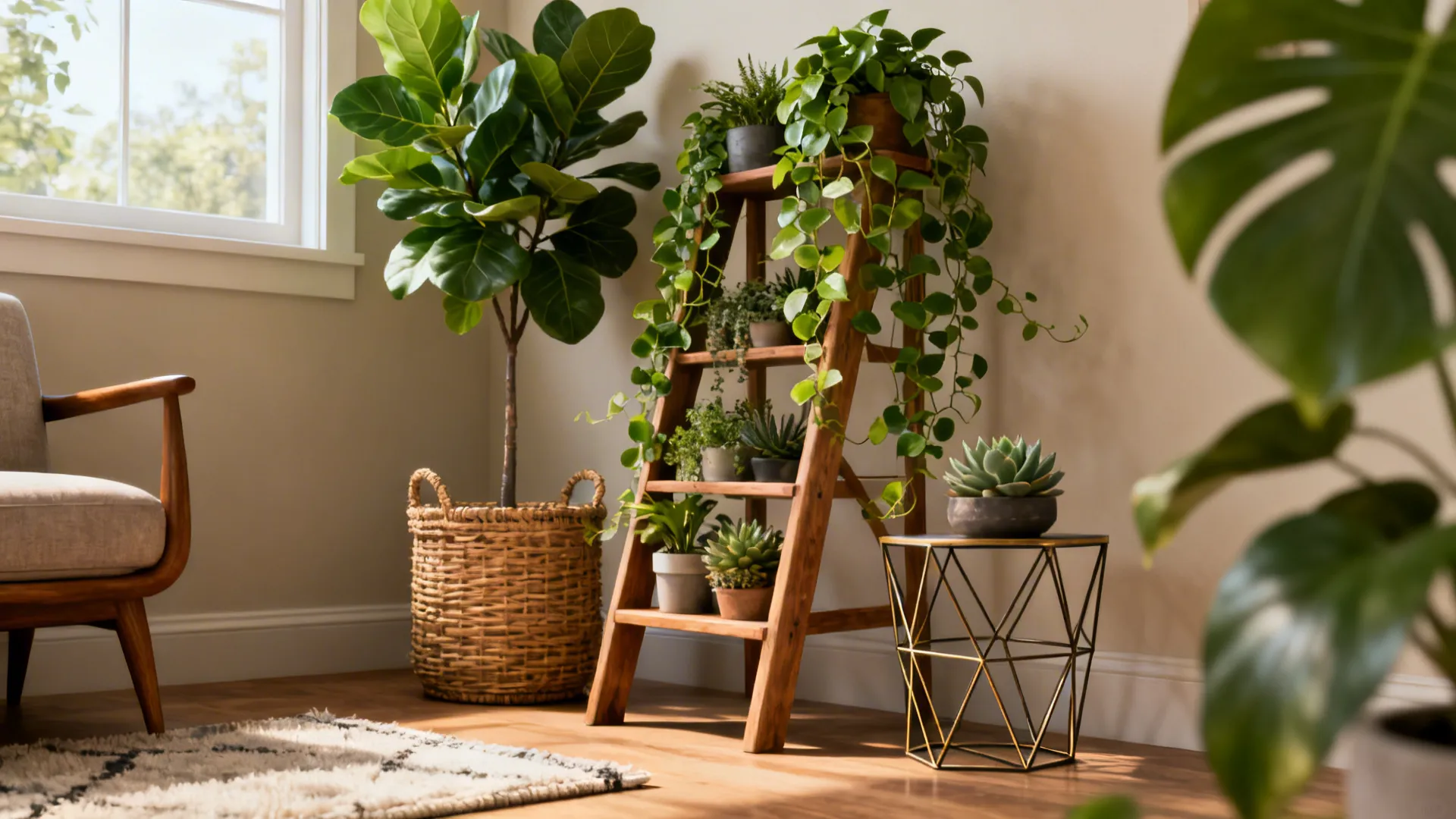 5 Corner Plant Stand Ideas for Living Rooms