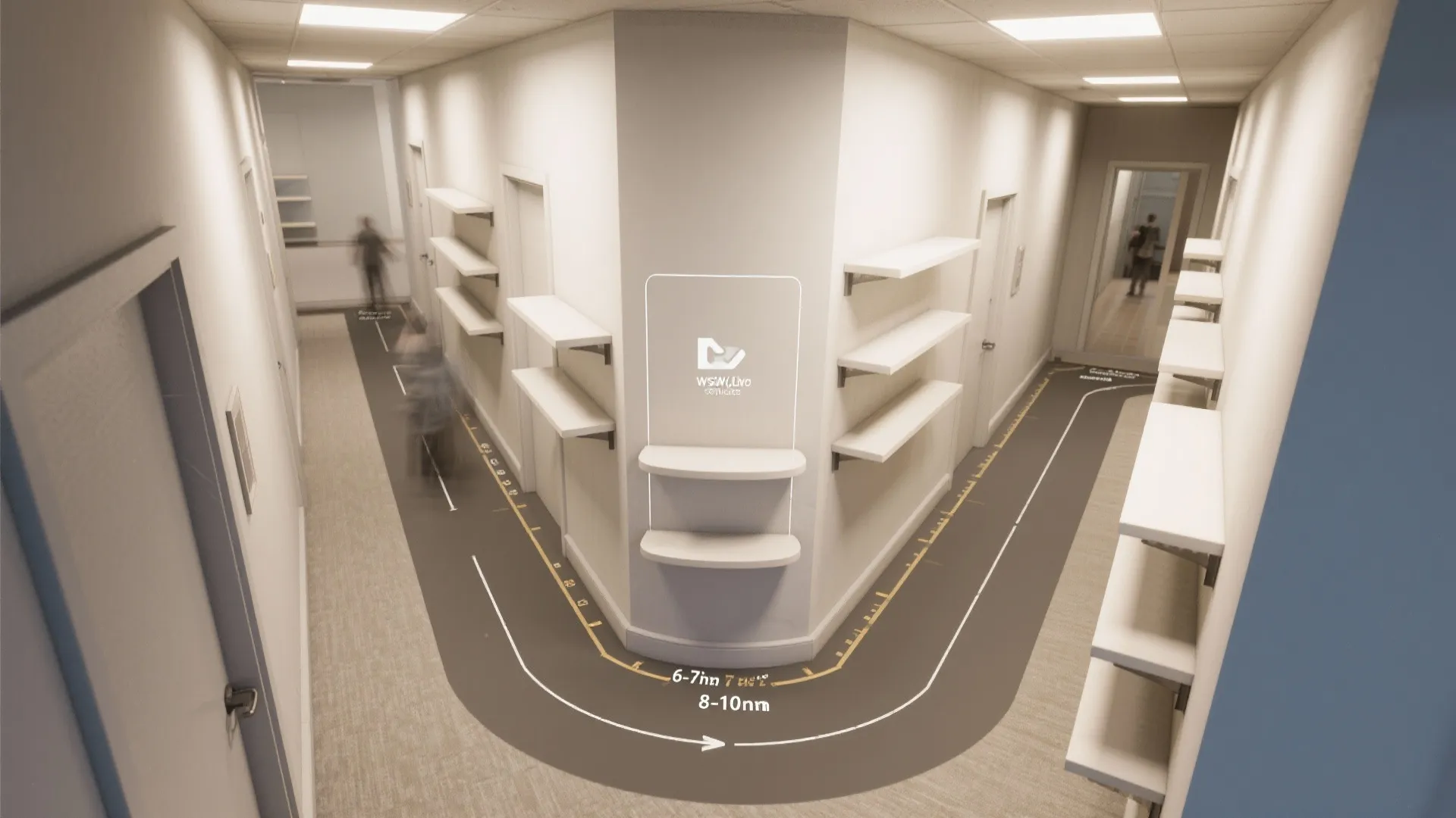 L‑Shaped and Corner‑Smart Hall Shelves