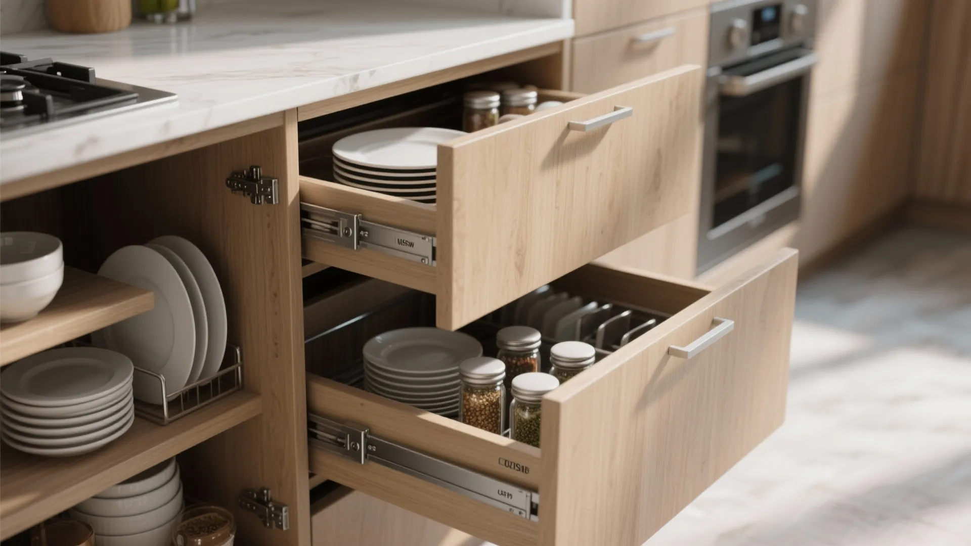 1. Embrace the corner: pull-out solutions