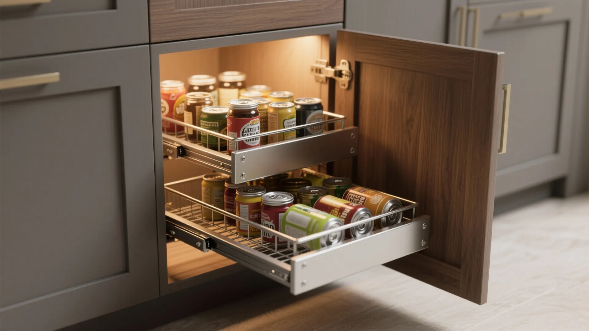 3. Corner Pantry Pull-outs