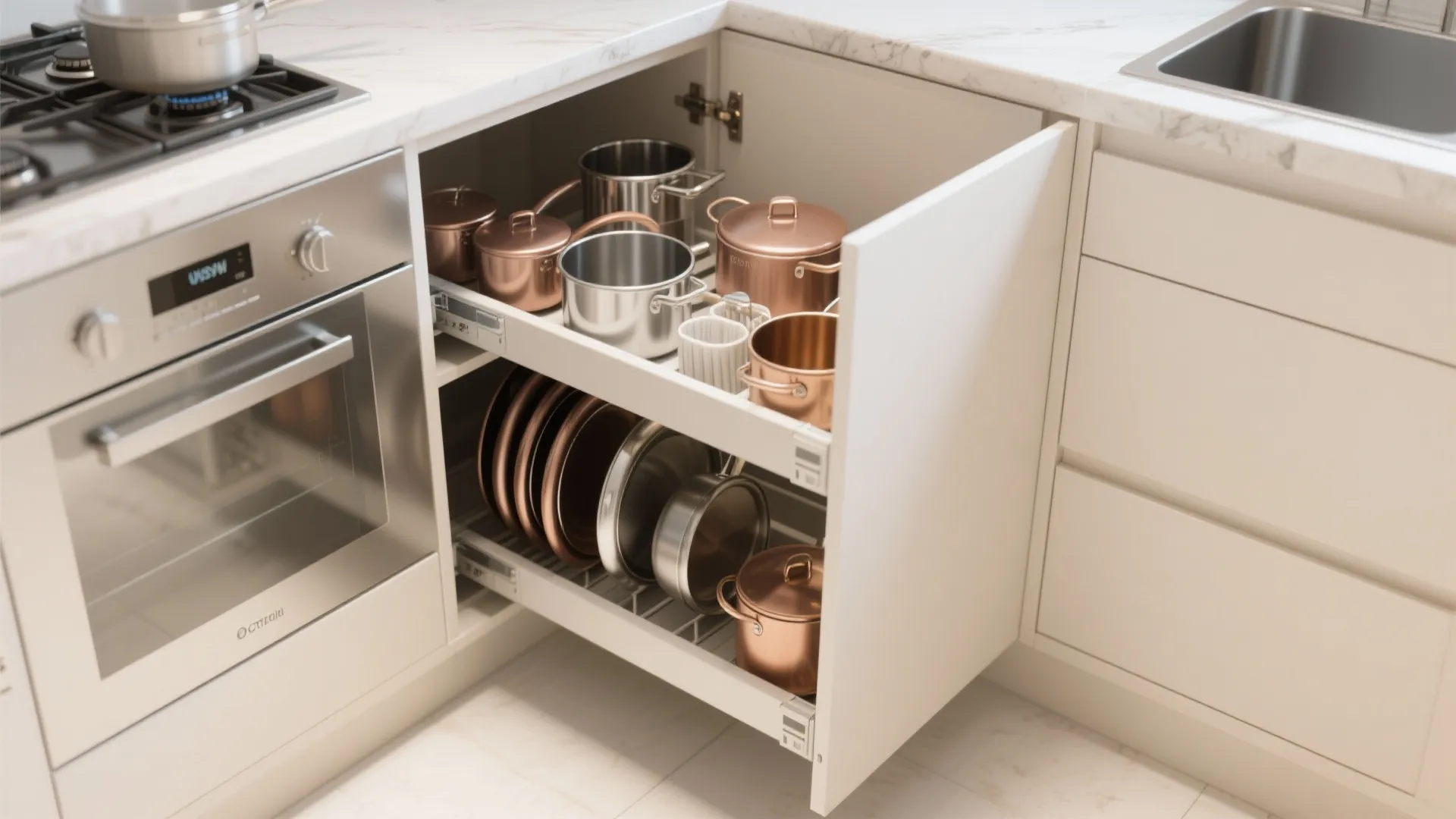 8. Corner Storage Pull-Outs