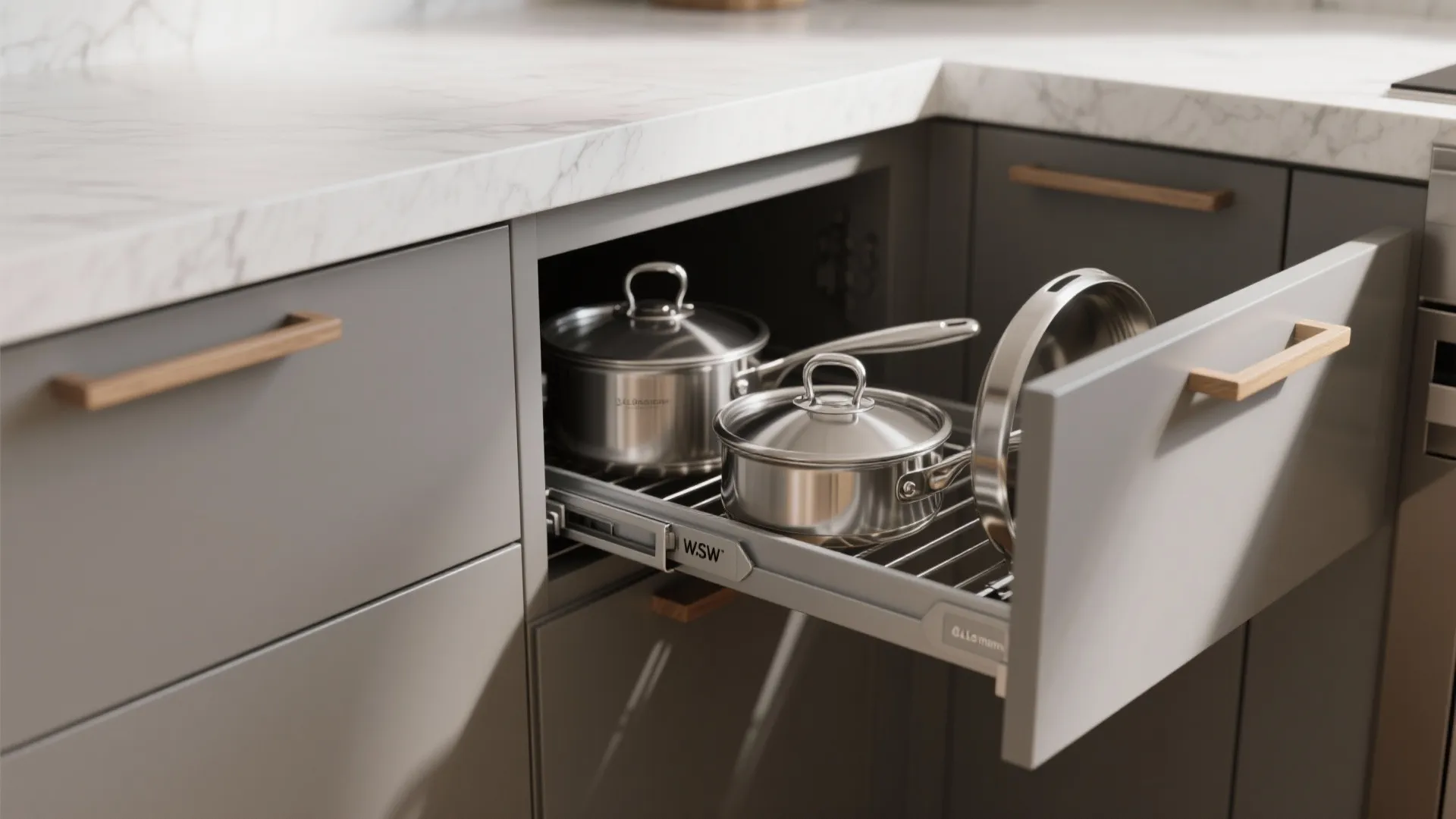 L-shaped kitchen to unlock more counter space