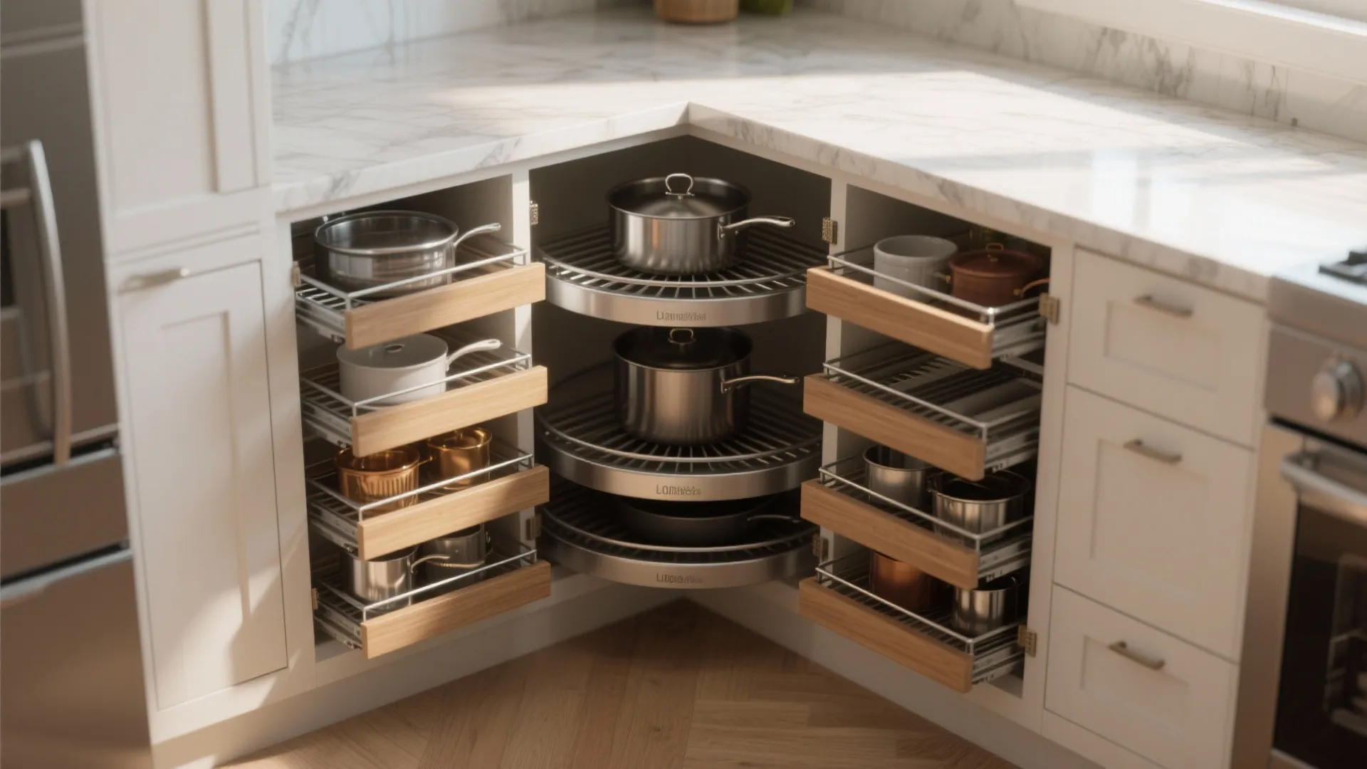 2. Convert dead corners into pull-out magic