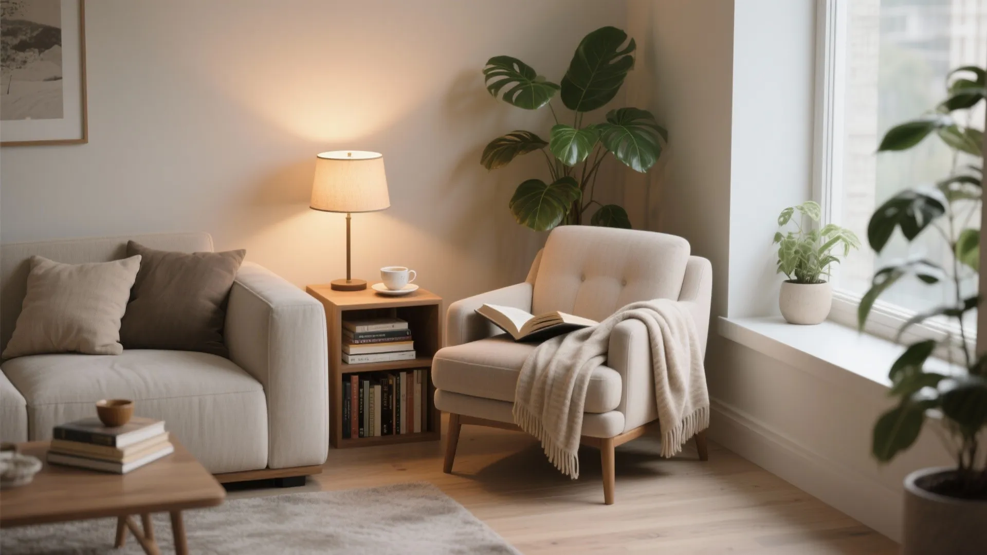 3. Corner Reading Nook