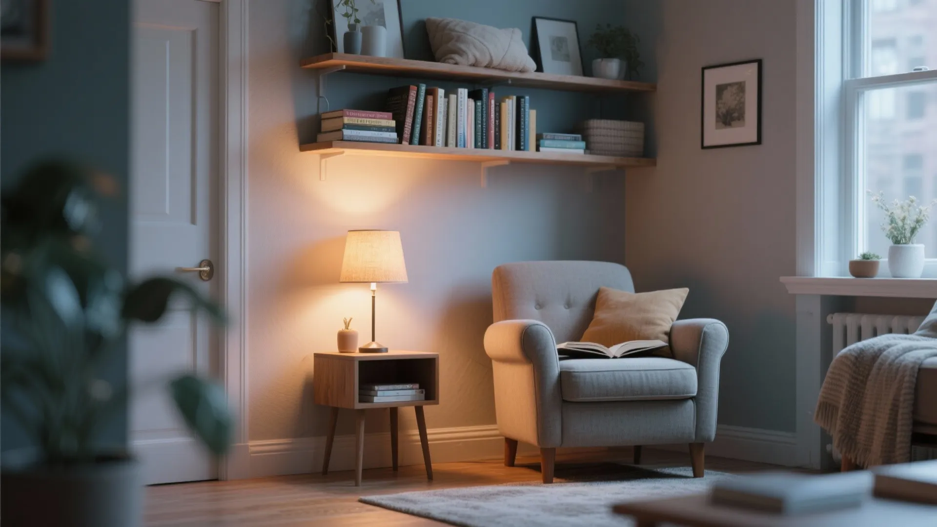 5. Corner Reading Nook