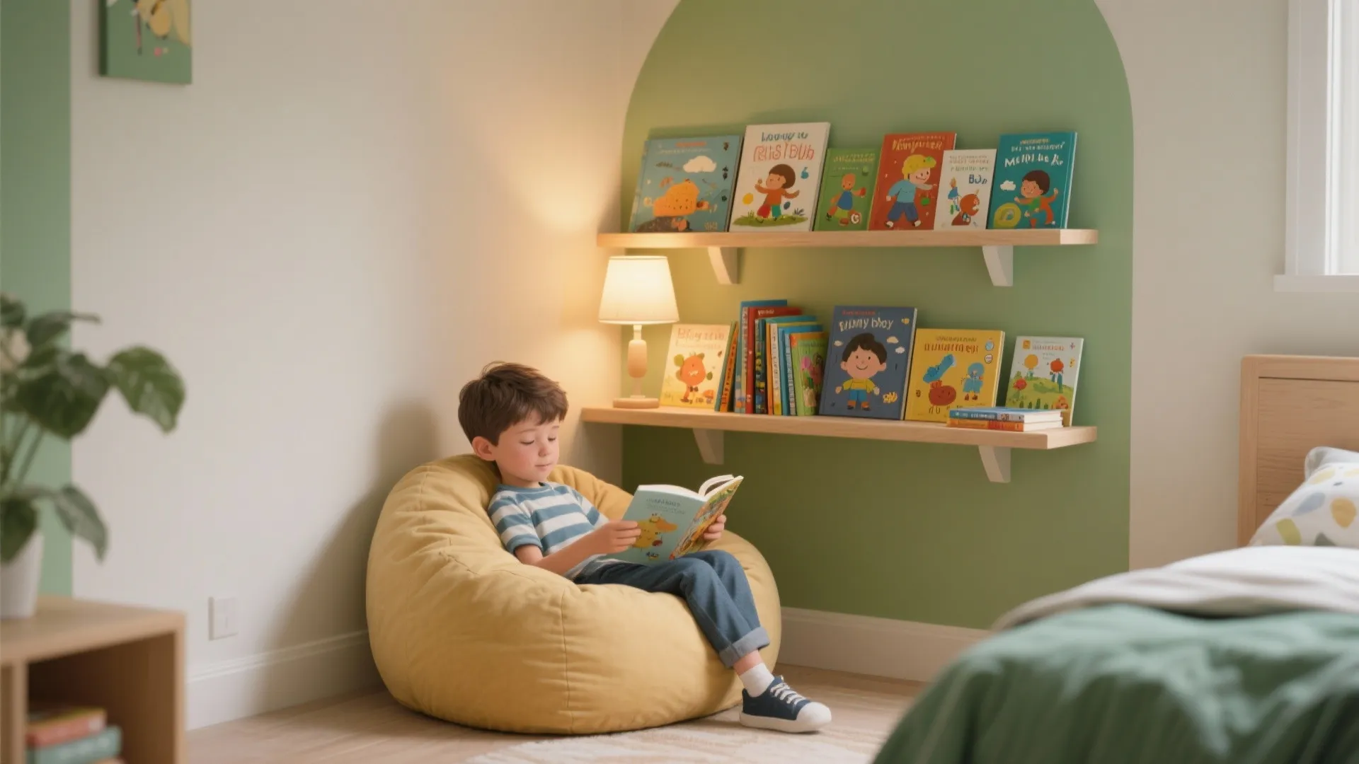 5. Corner Reading Nook