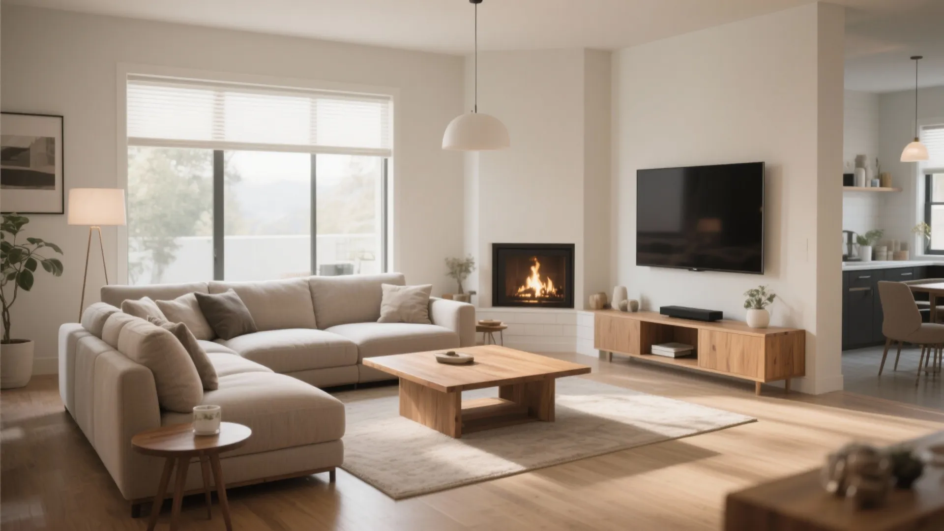 4. Corner-Optimized Sectional Sofa