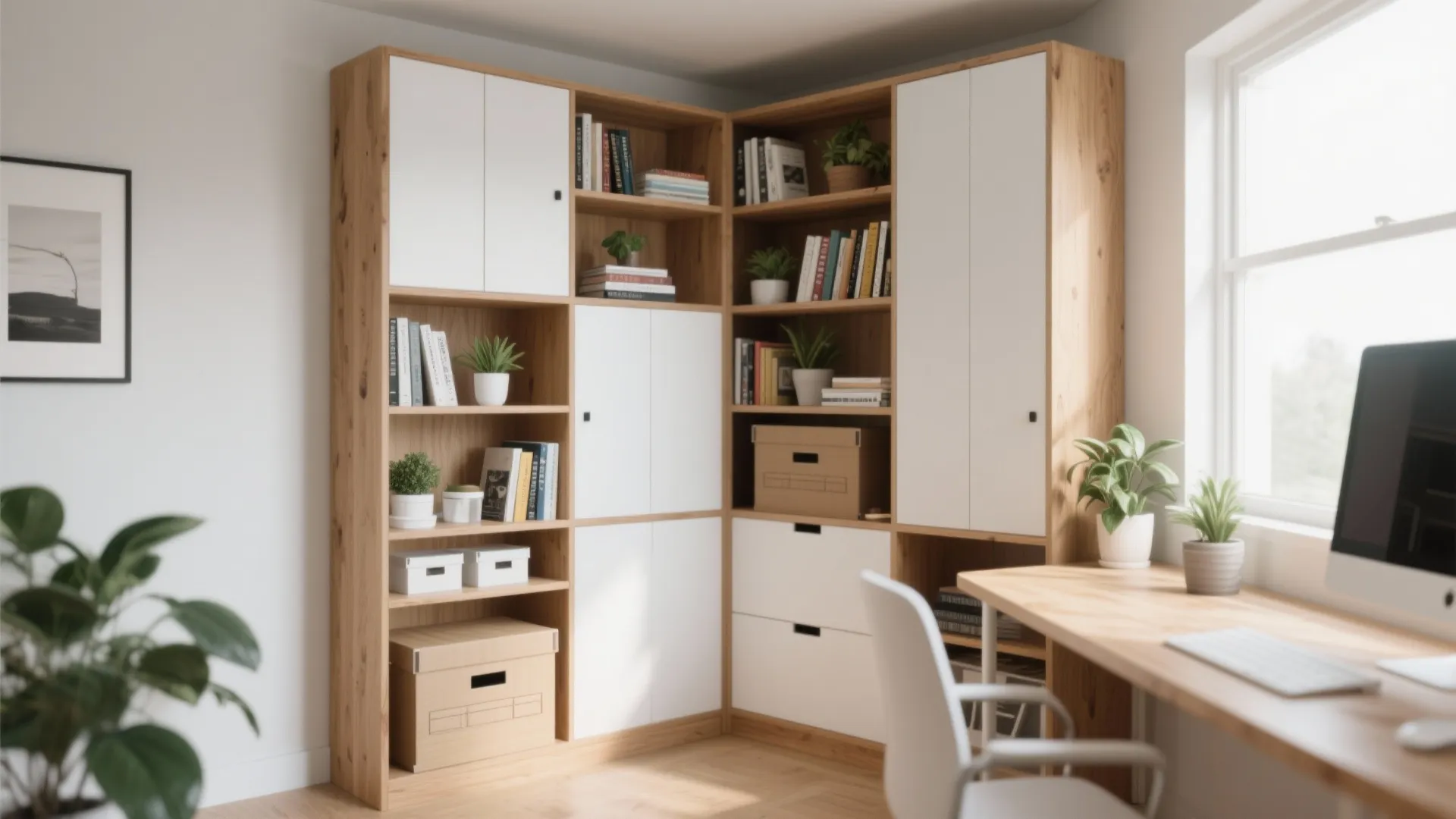 5. Corner Shelving Systems