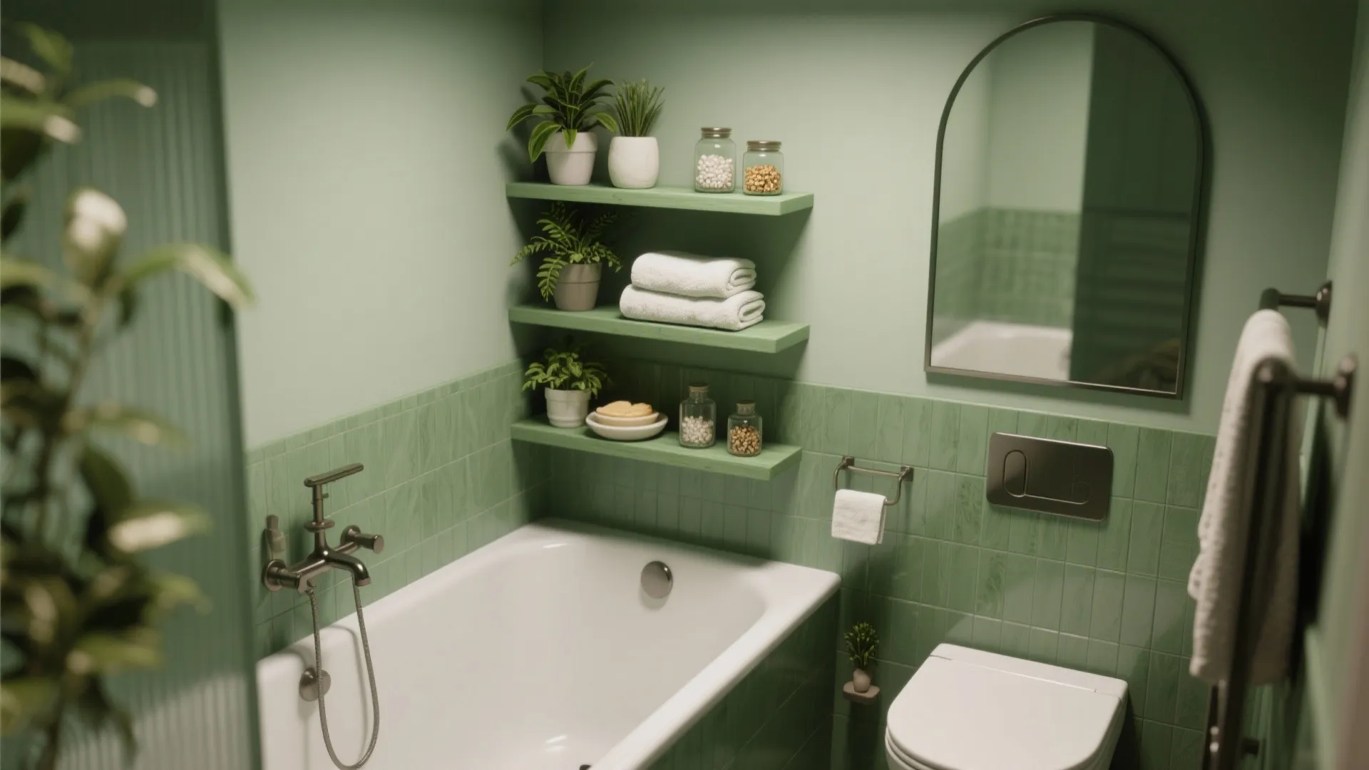 9. Corner Shelves for Awkward Spaces