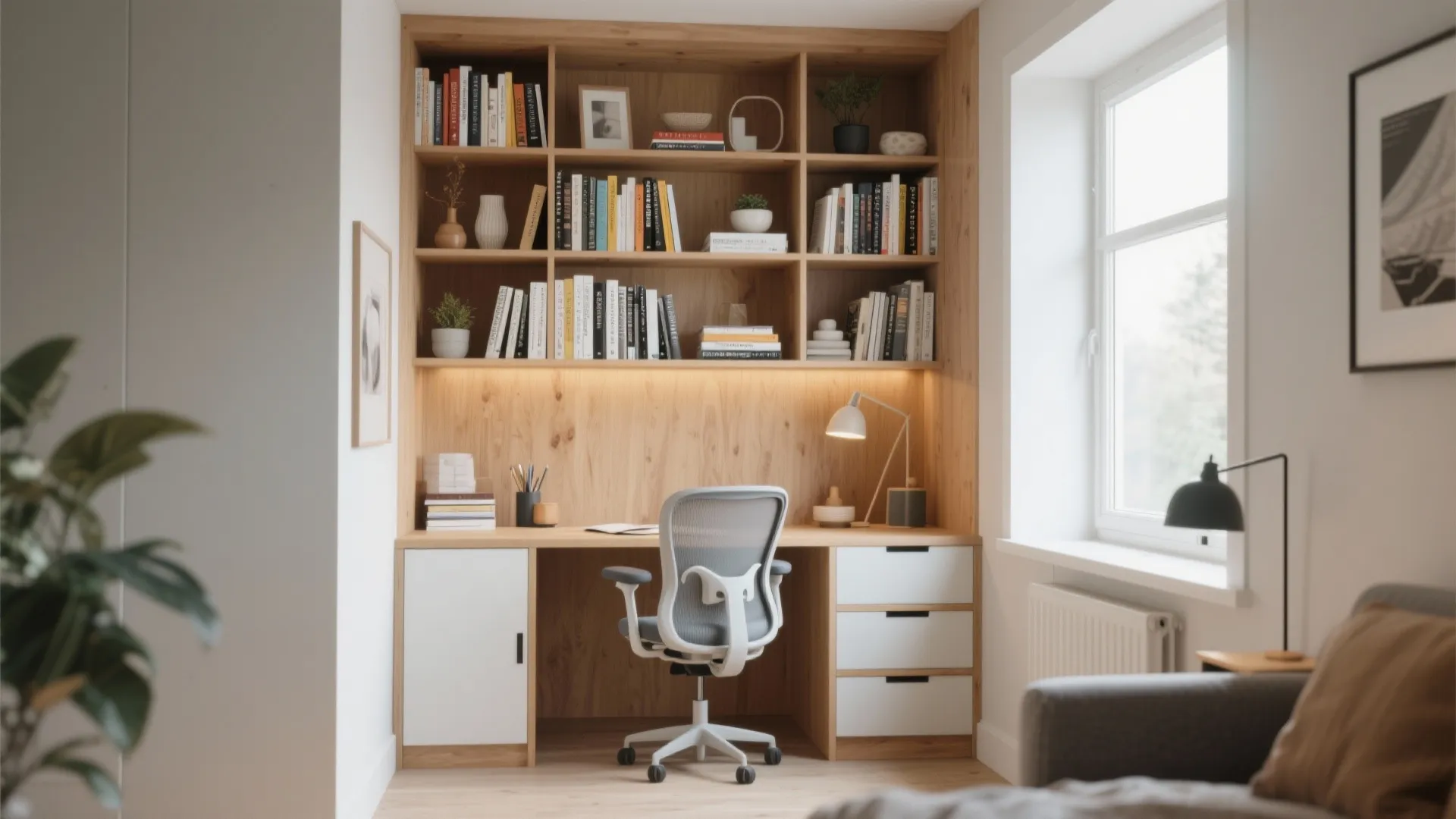 2. Corner Unit with Shelves