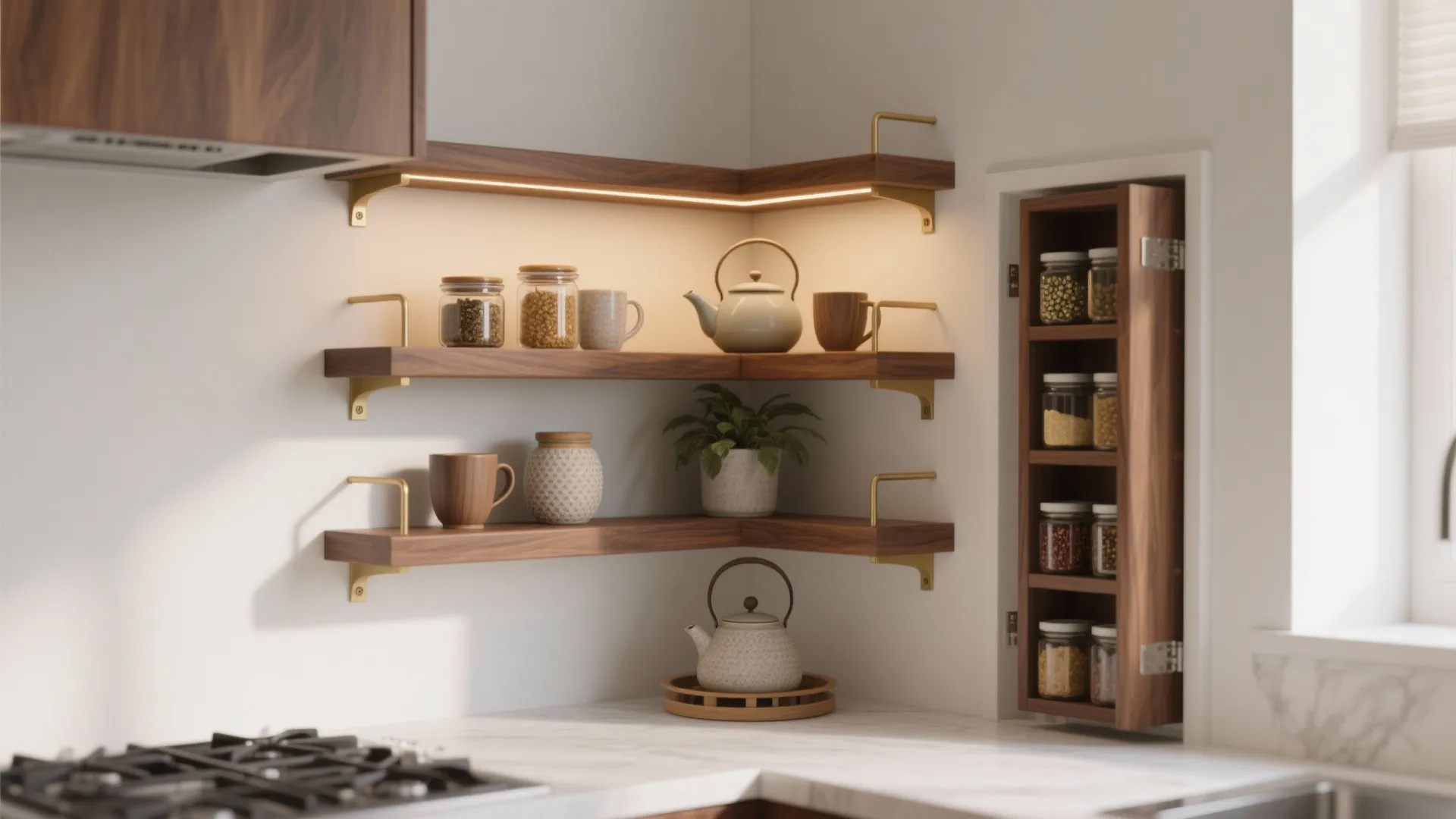 Corner Kitchen Shelf Ideas — 5 Smart Fixes: Creative, practical corner kitchen shelf ideas for small kitchens that actually work — from a designer who’s learned from messy installs and quirky clients.