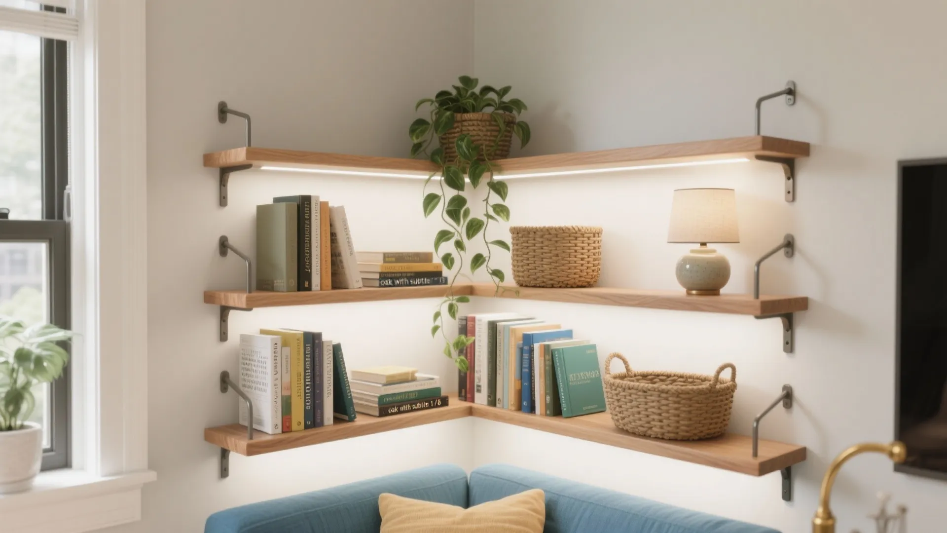 DIY Corner Wall Shelf: Easy Steps for Small Spaces: 1 Minute to Maximize Any Small Room with a DIY Corner Wall Shelf