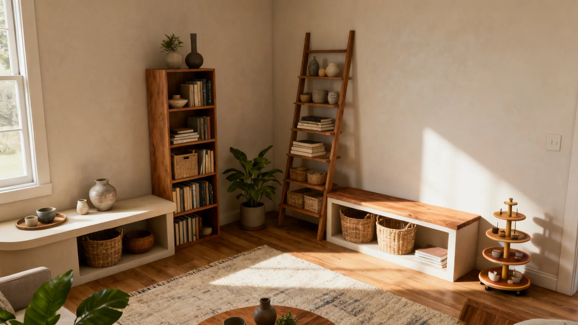 5 Corner Shelf Unit Ideas for Small Living Rooms