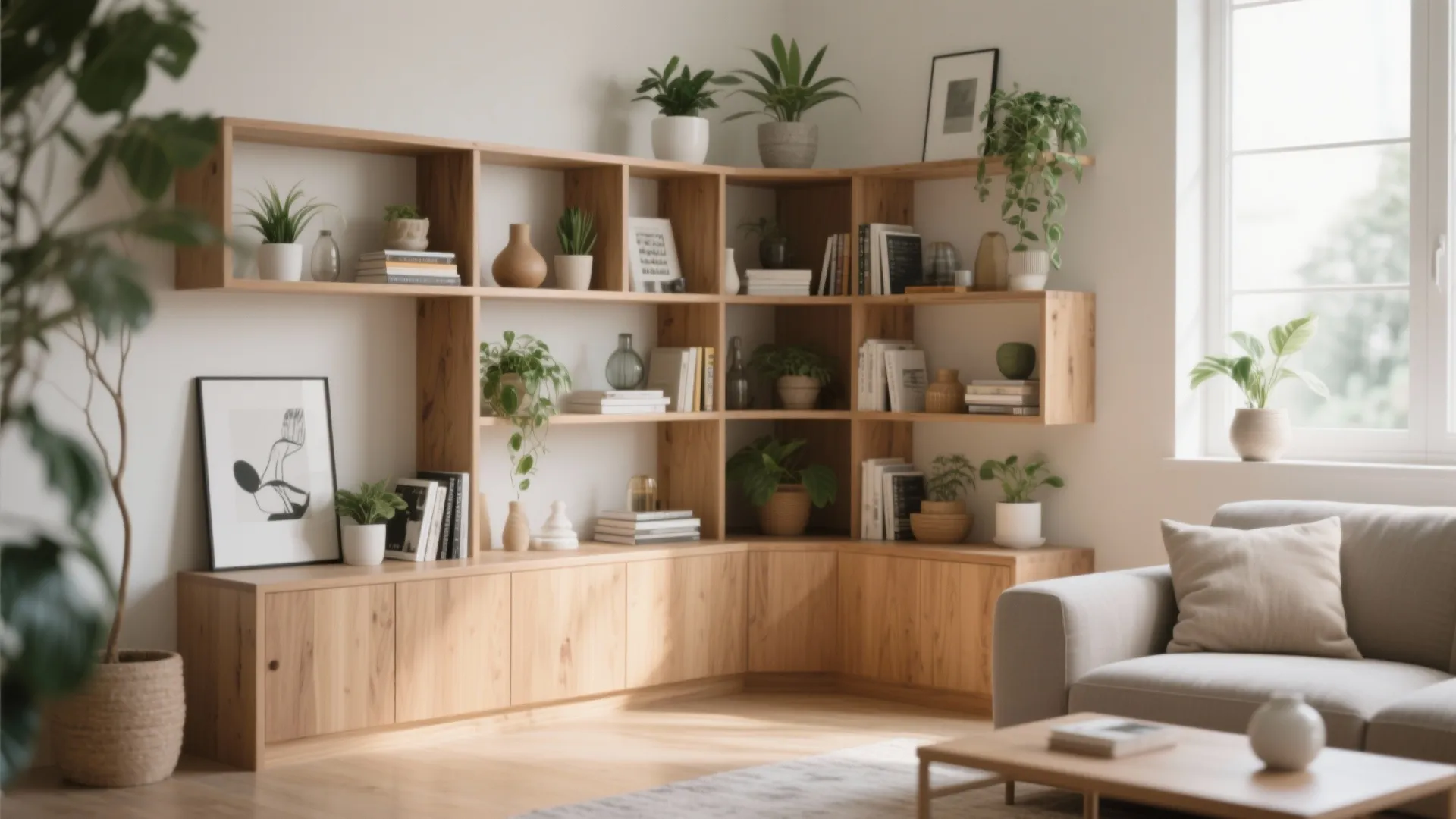 Corner Shelving for Awkward Spaces