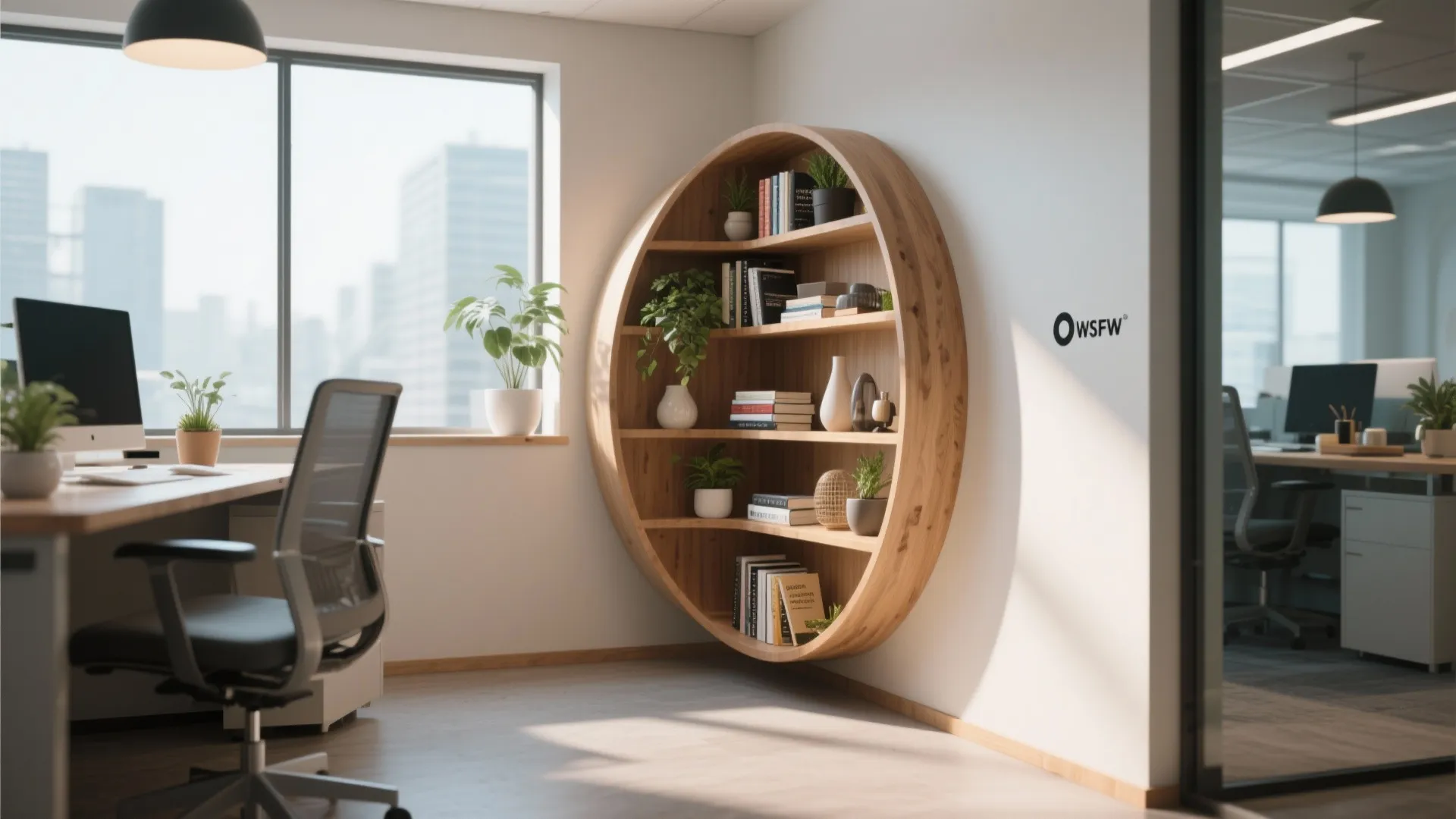 7. Corner Shelving Units