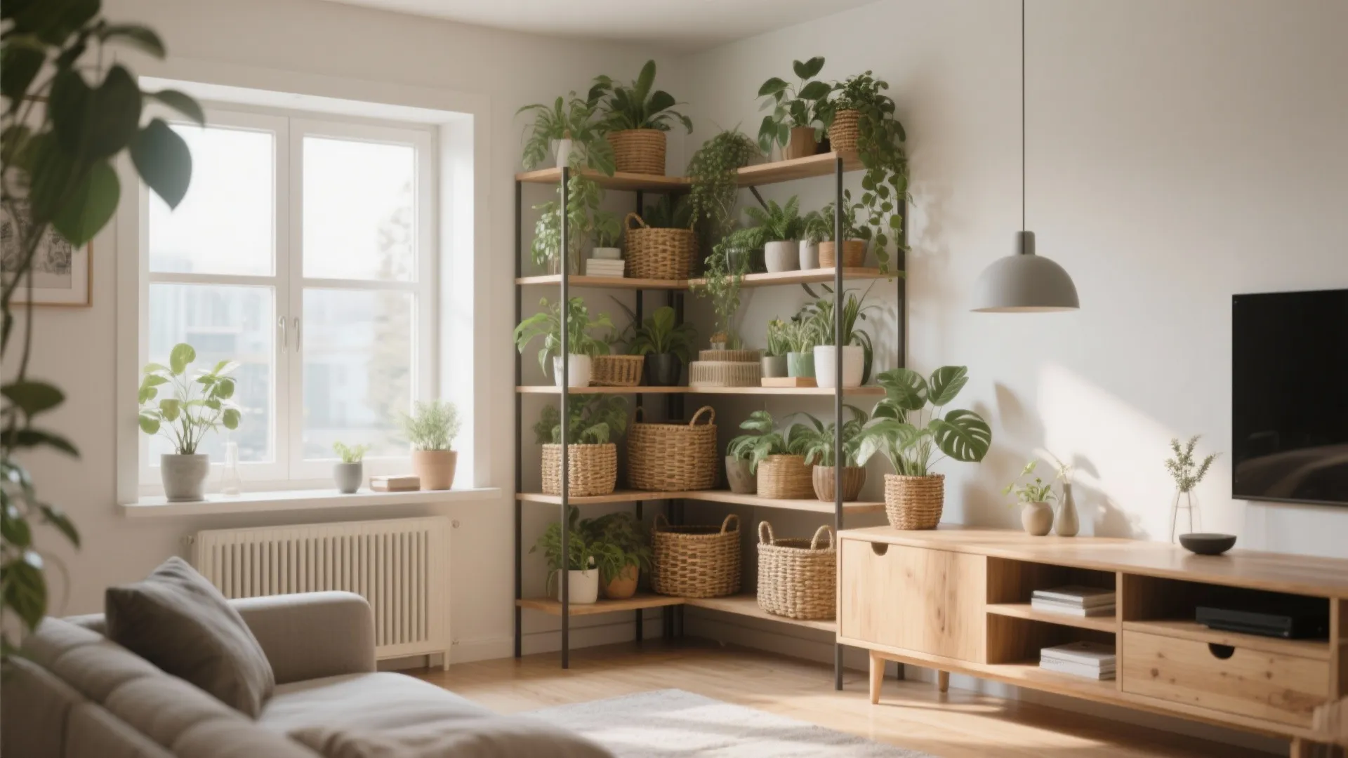 8. Corner Shelving Units