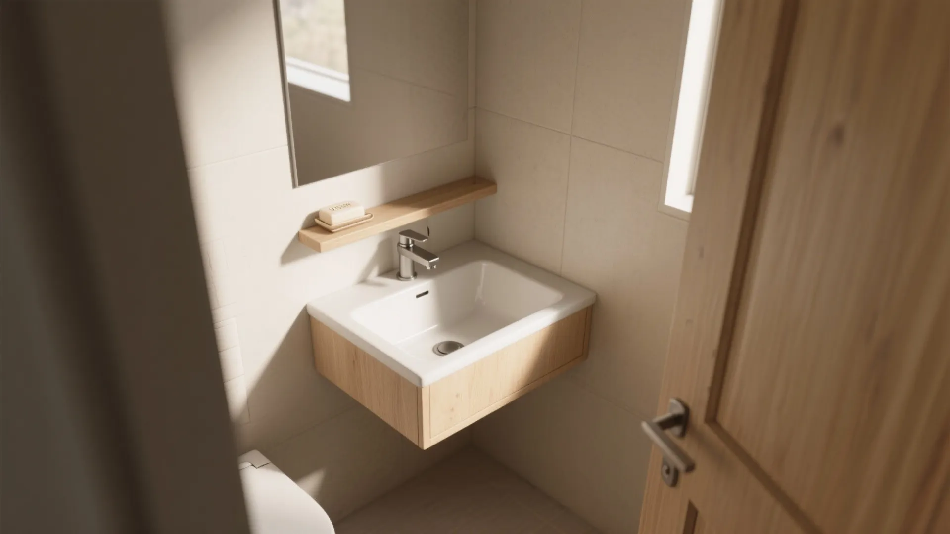 2. Corner sinks — reclaim awkward nooks