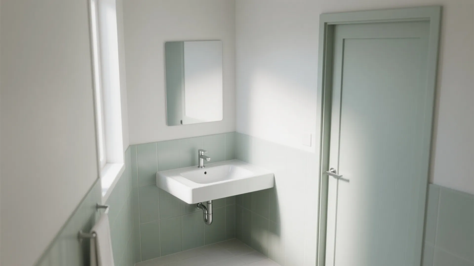 Corner Sink to Unlock Circulation (14–18" Radius, 17–19" Projection)