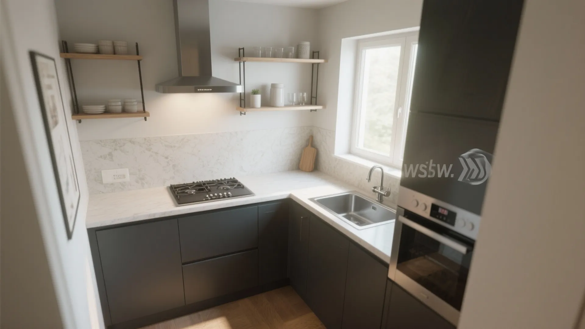 5. Corner Sinks for Odd Layouts