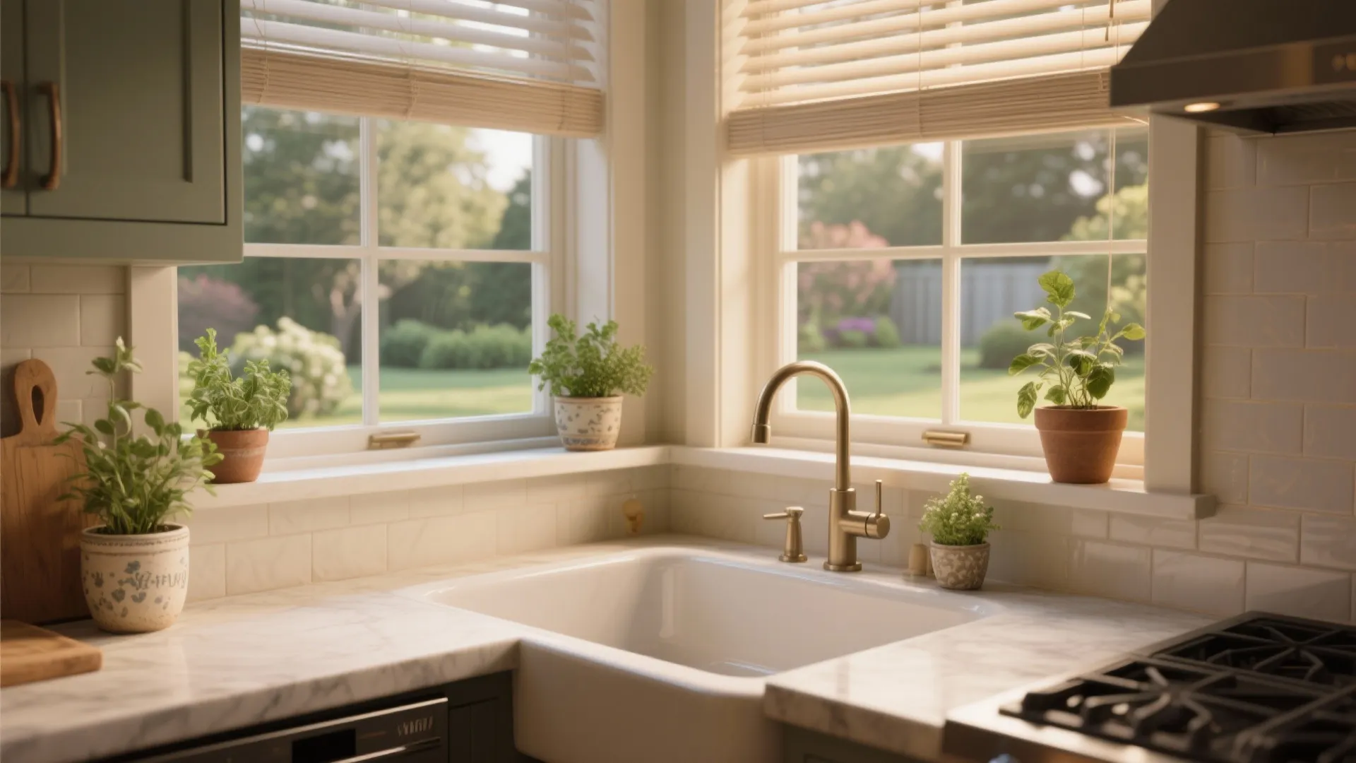 4. Corner Sink With Window View
