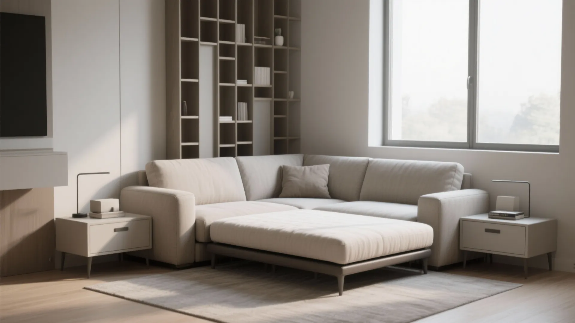 5. Corner convertible sofas that double as beds
