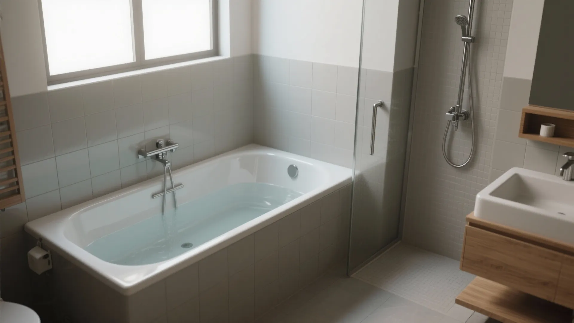 1. Corner Soaking Tubs — Deep, Not Long