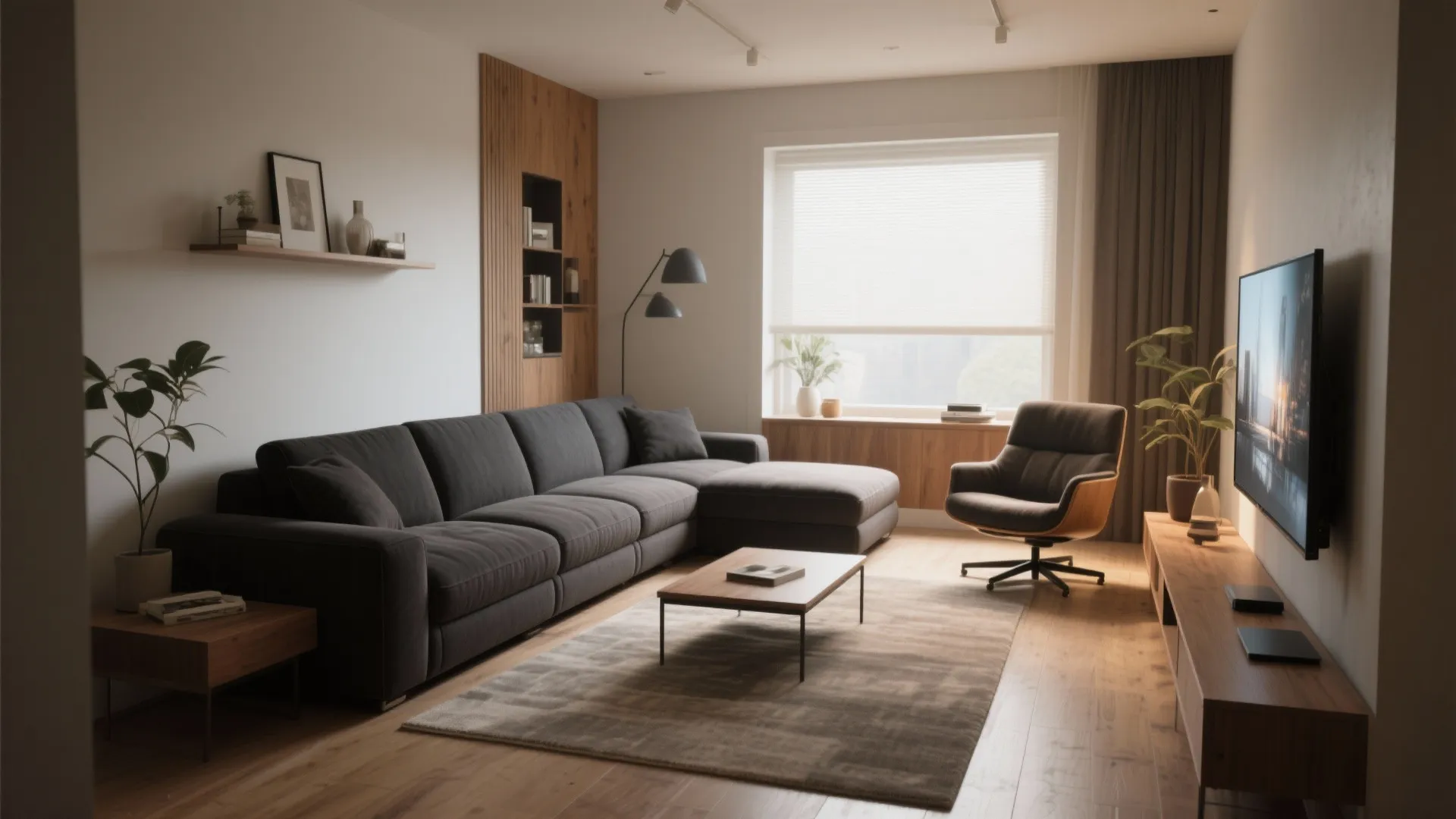 Staggered Sightlines with Corner Sofas