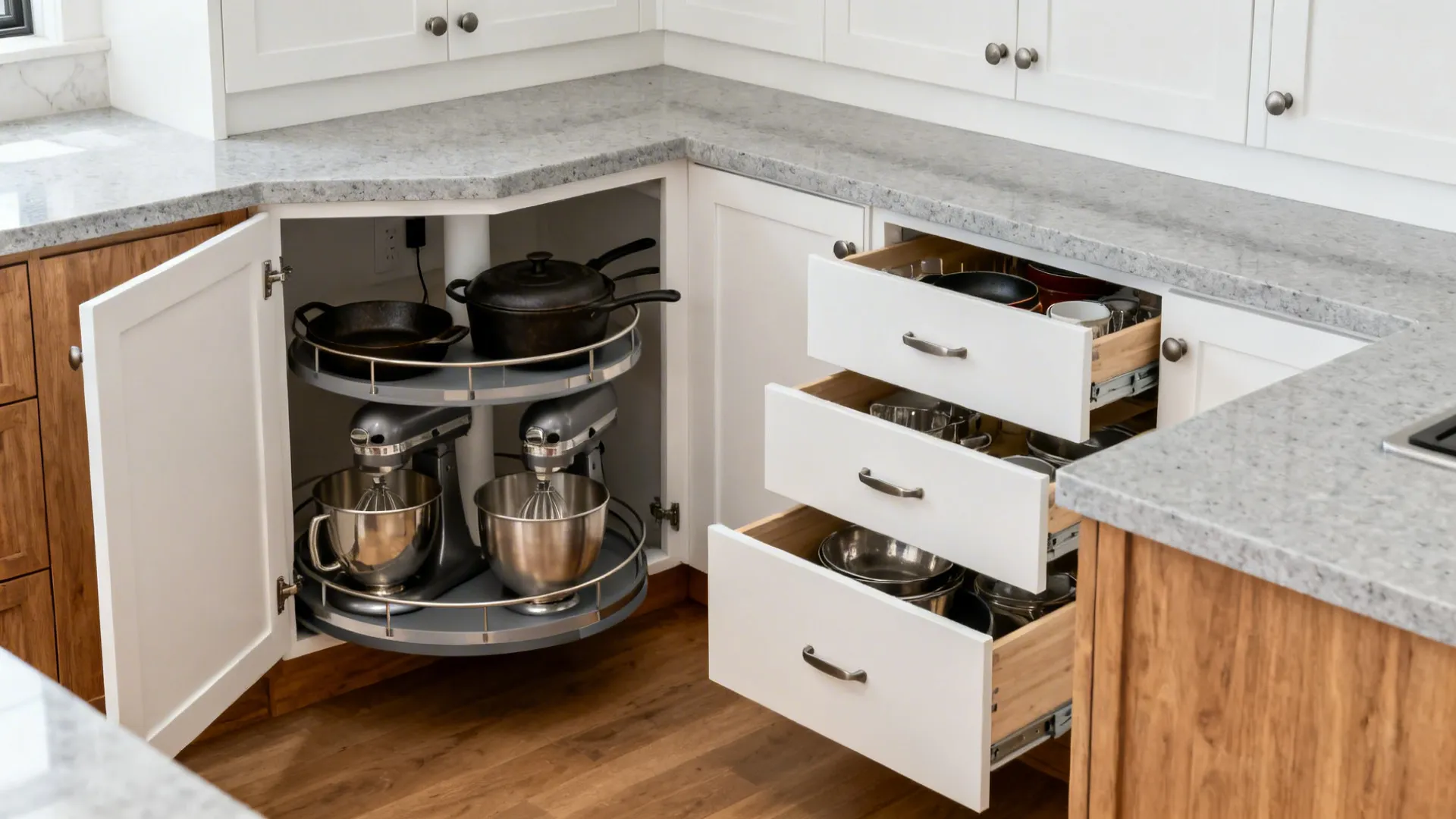 Corner Solutions: From Lazy Susan to Drawers
