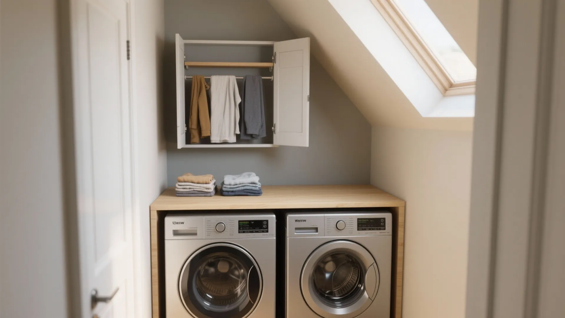 2. Corner Stack with Folding Shelf