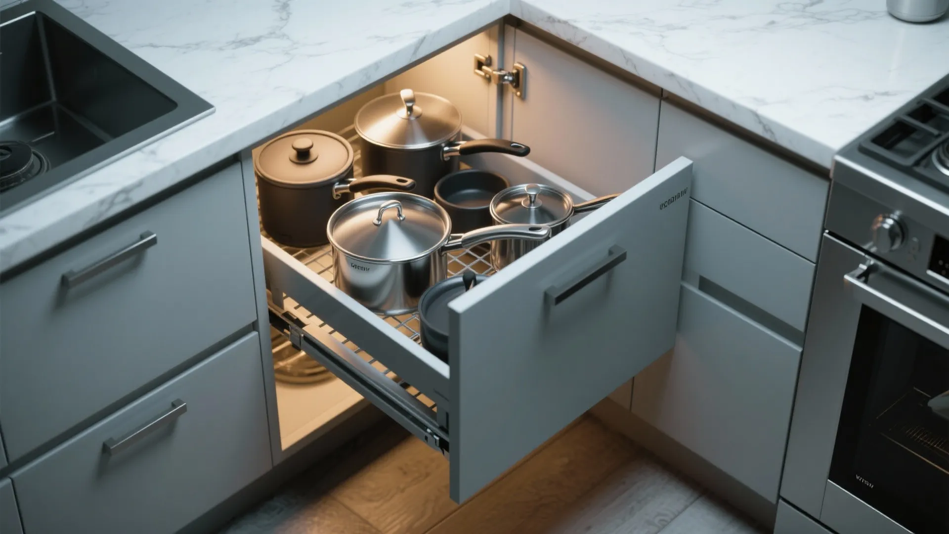 7. Clever Corner Storage