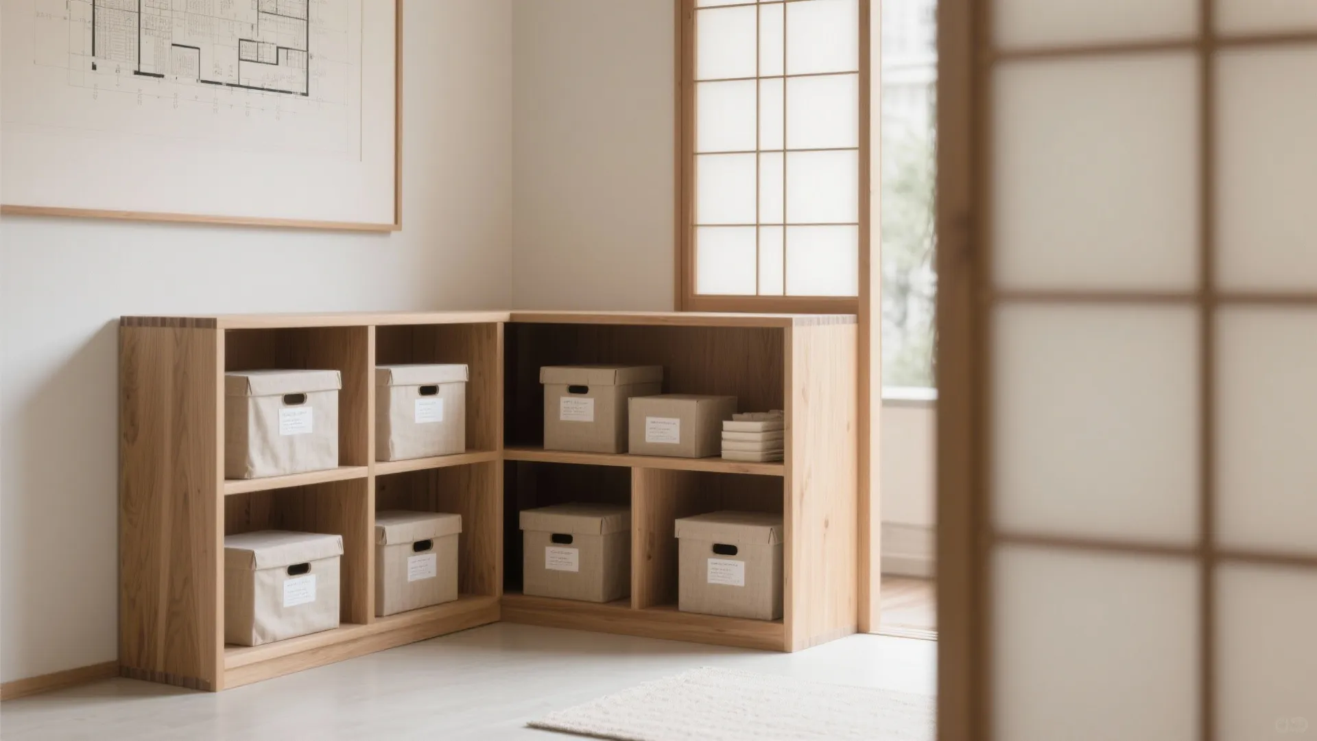 Tips 4: 収納は“曲がり角”に集約｜収納技巧で通路を守る