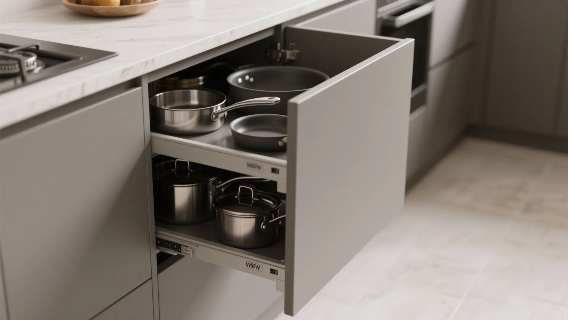 L-Shaped Small Kitchen Layout