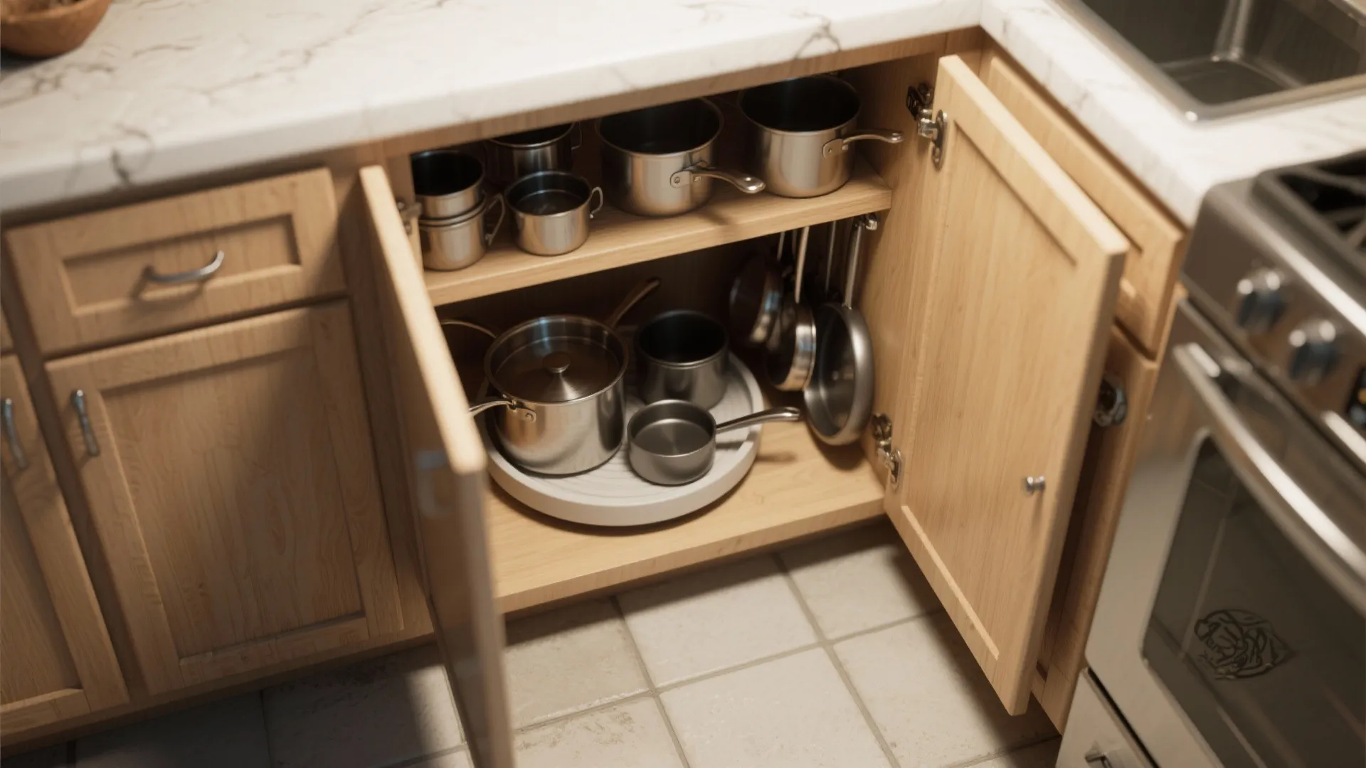 5. Smart corner storage