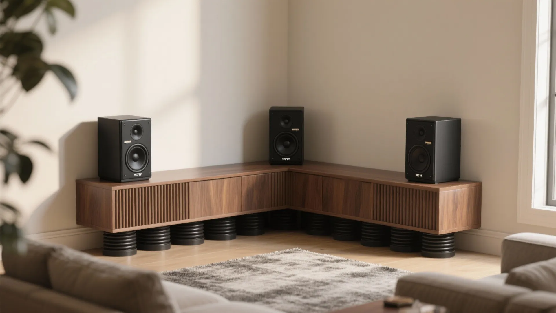 Corner authority with isolation and gentle EQ