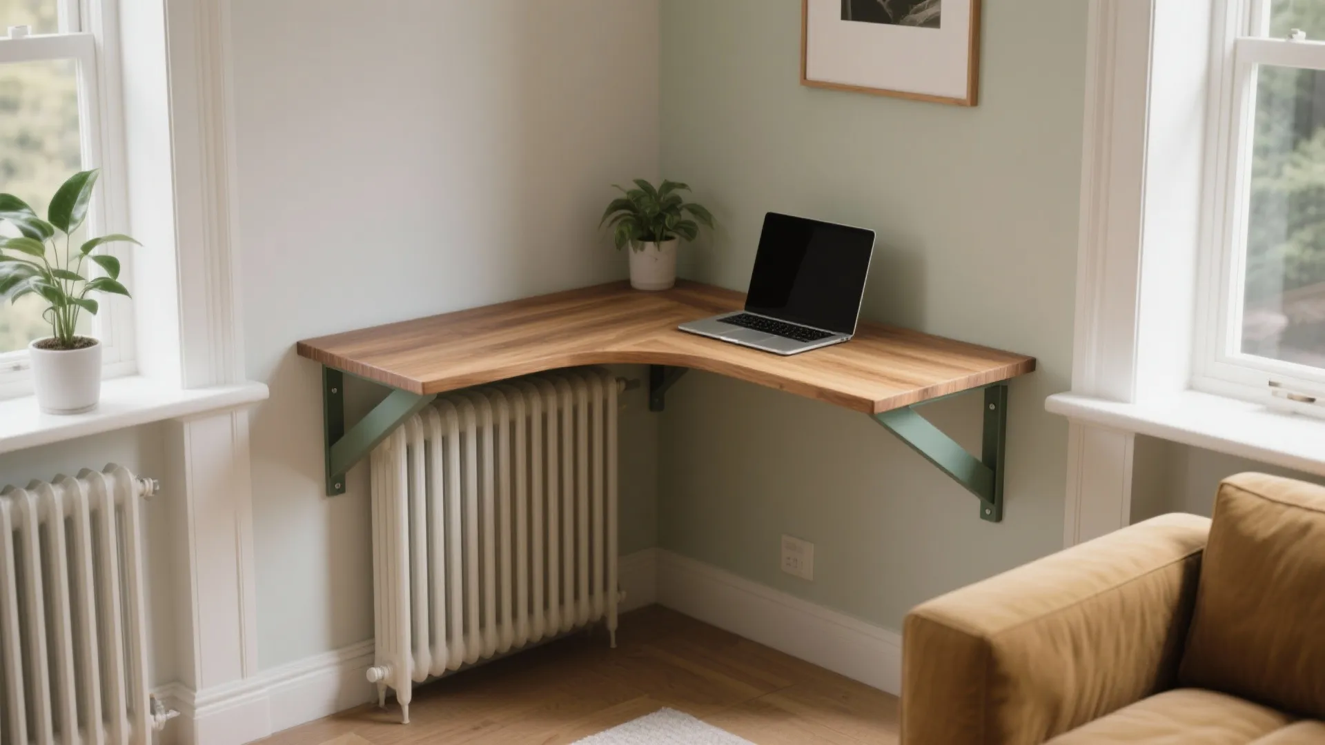 Corner Wall Table That Solves Dead Zones