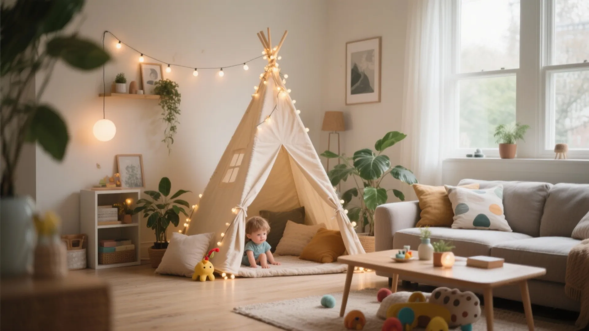 3. Corner Tent or Teepee