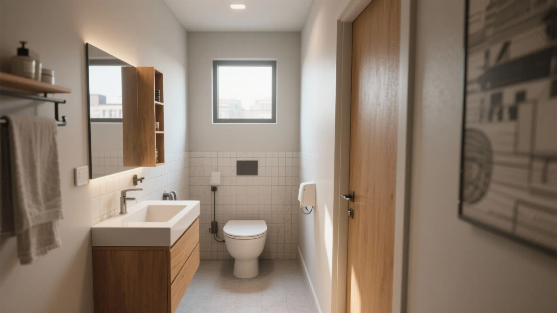 2. Corner toilets to reclaim awkward nooks