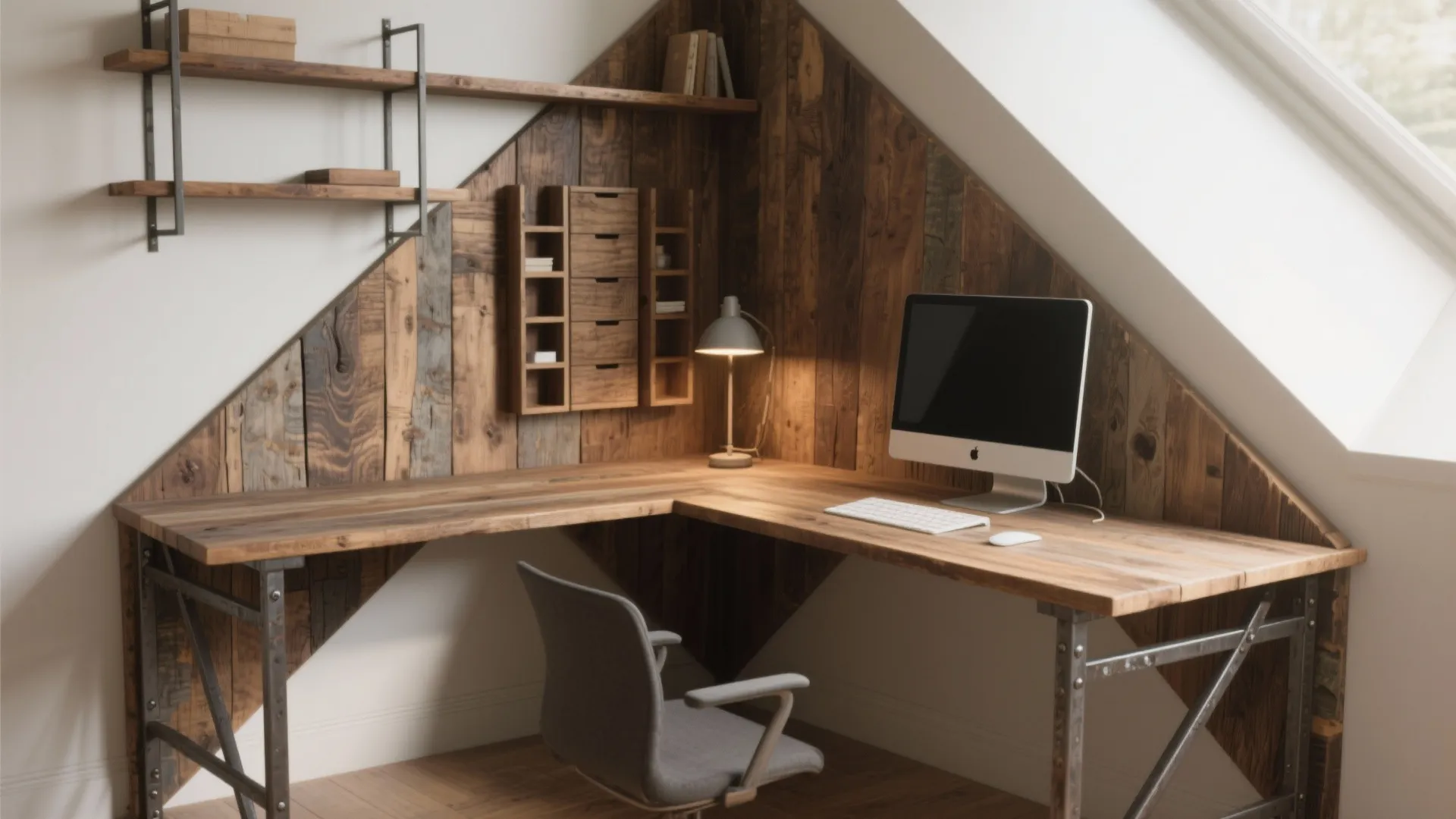 4. Corner triangular desk