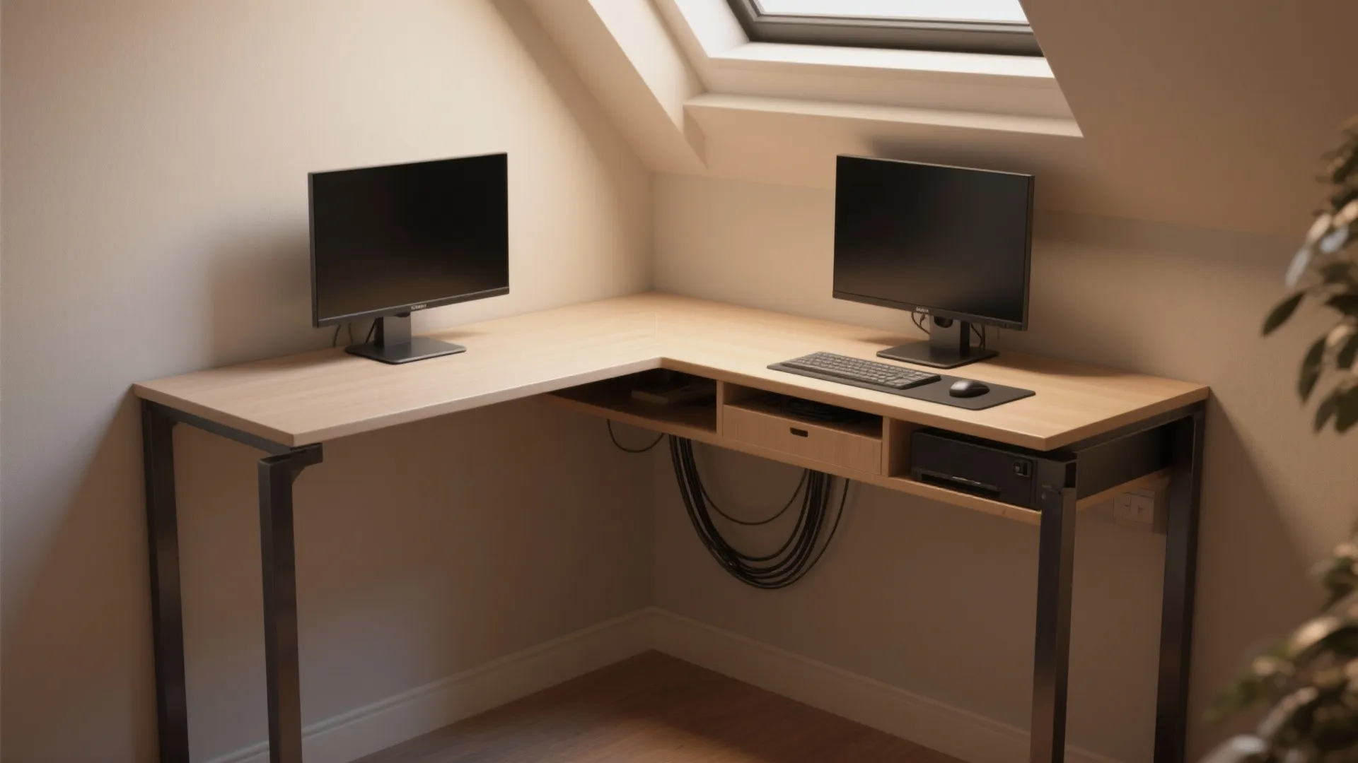 Tips 4: Corner triangular desk