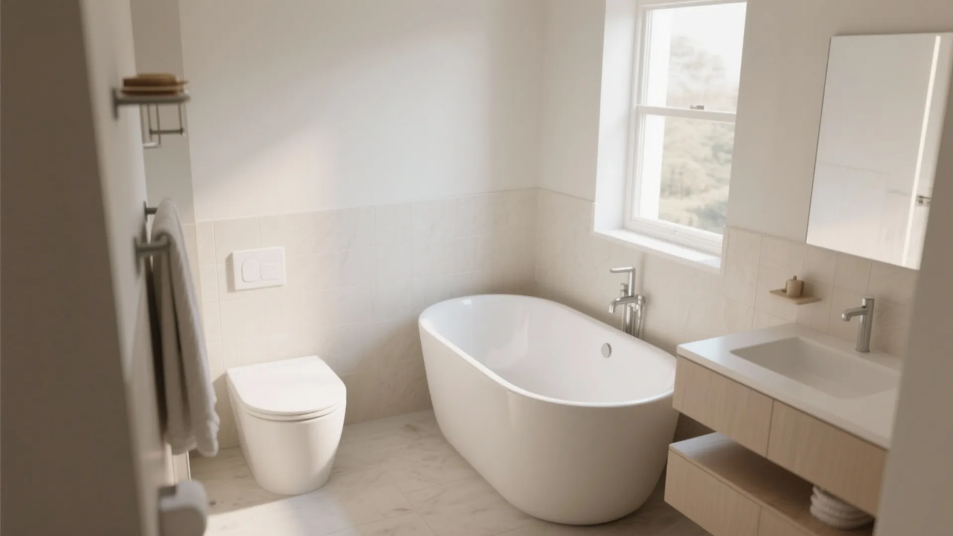 1. Corner Placement for More Walk Space