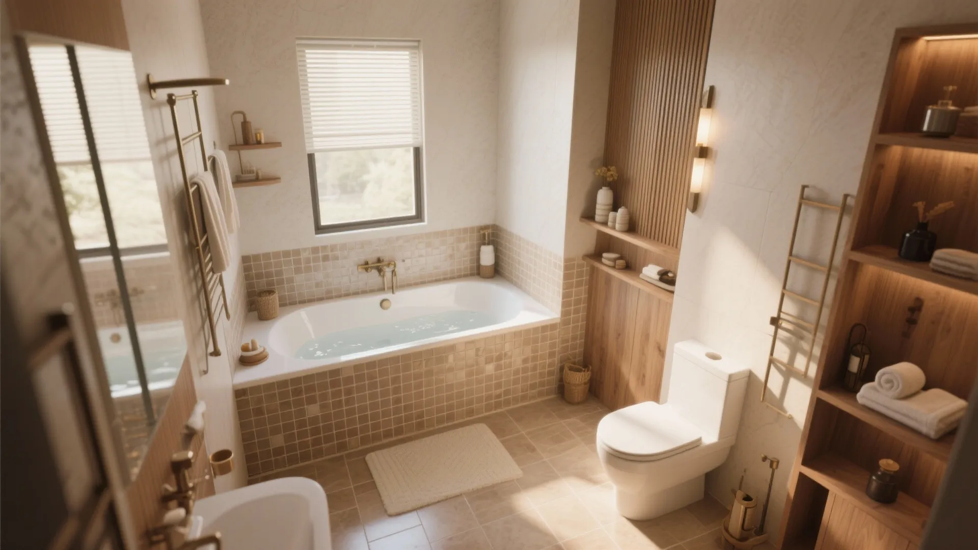 2. Corner Tub Luxury