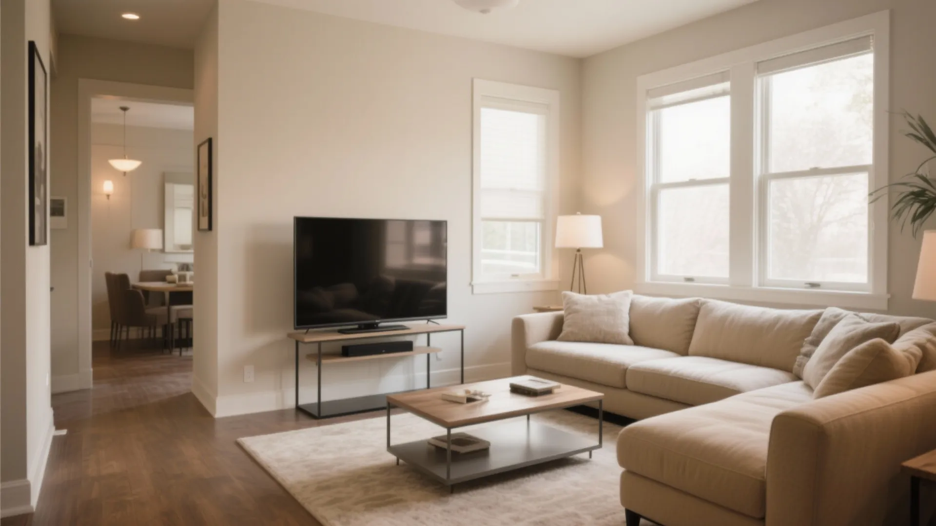 2. Corner TV Placement