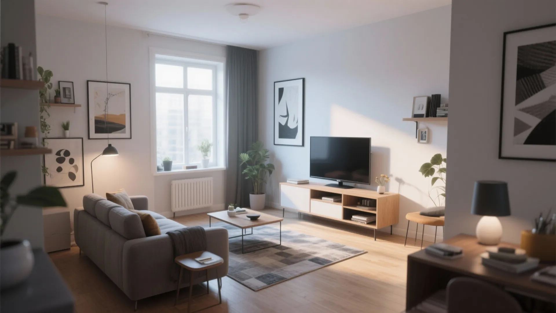 5. Corner TV Placement