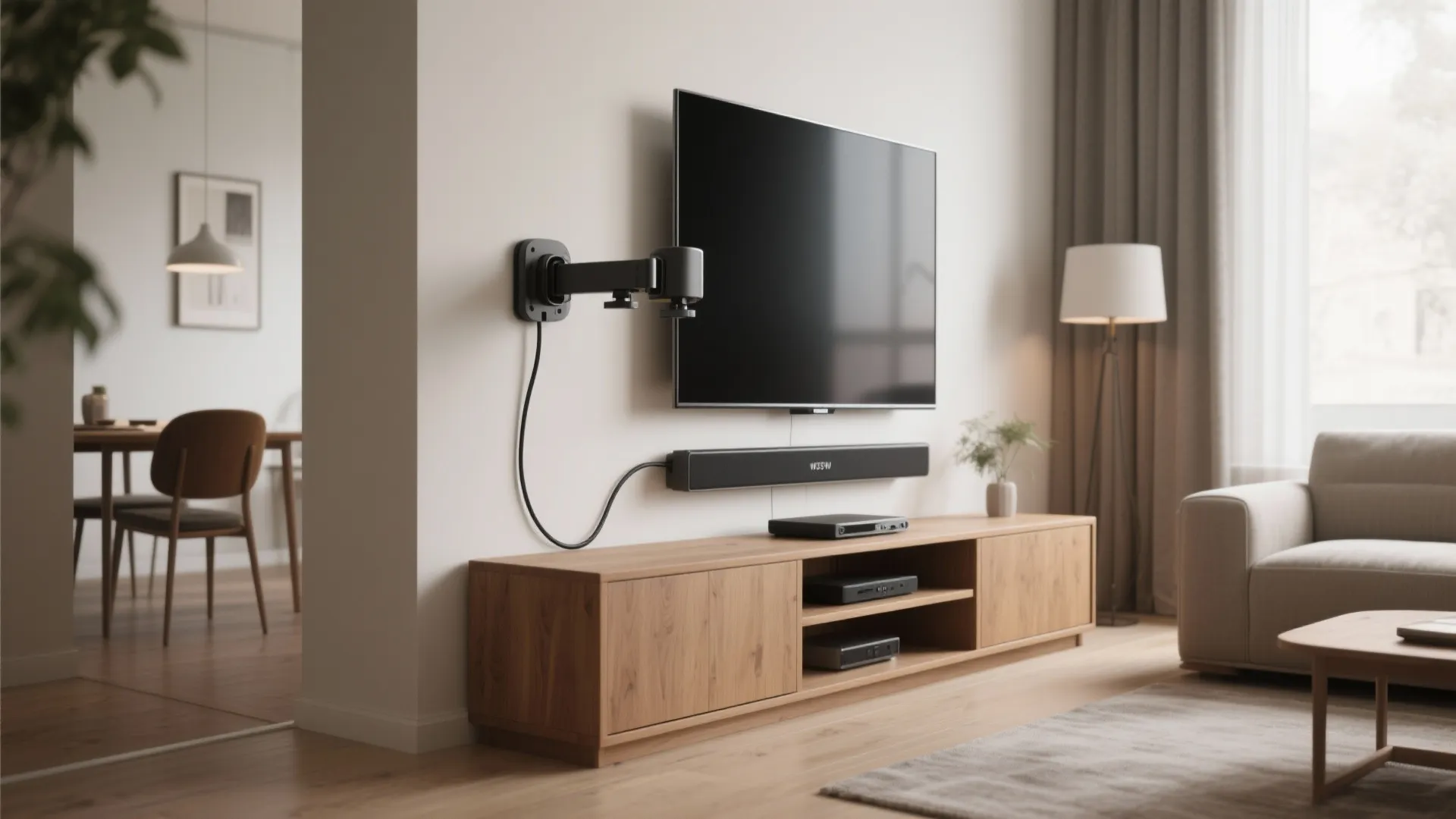 Corner-savvy units and swivel mounts for awkward rooms