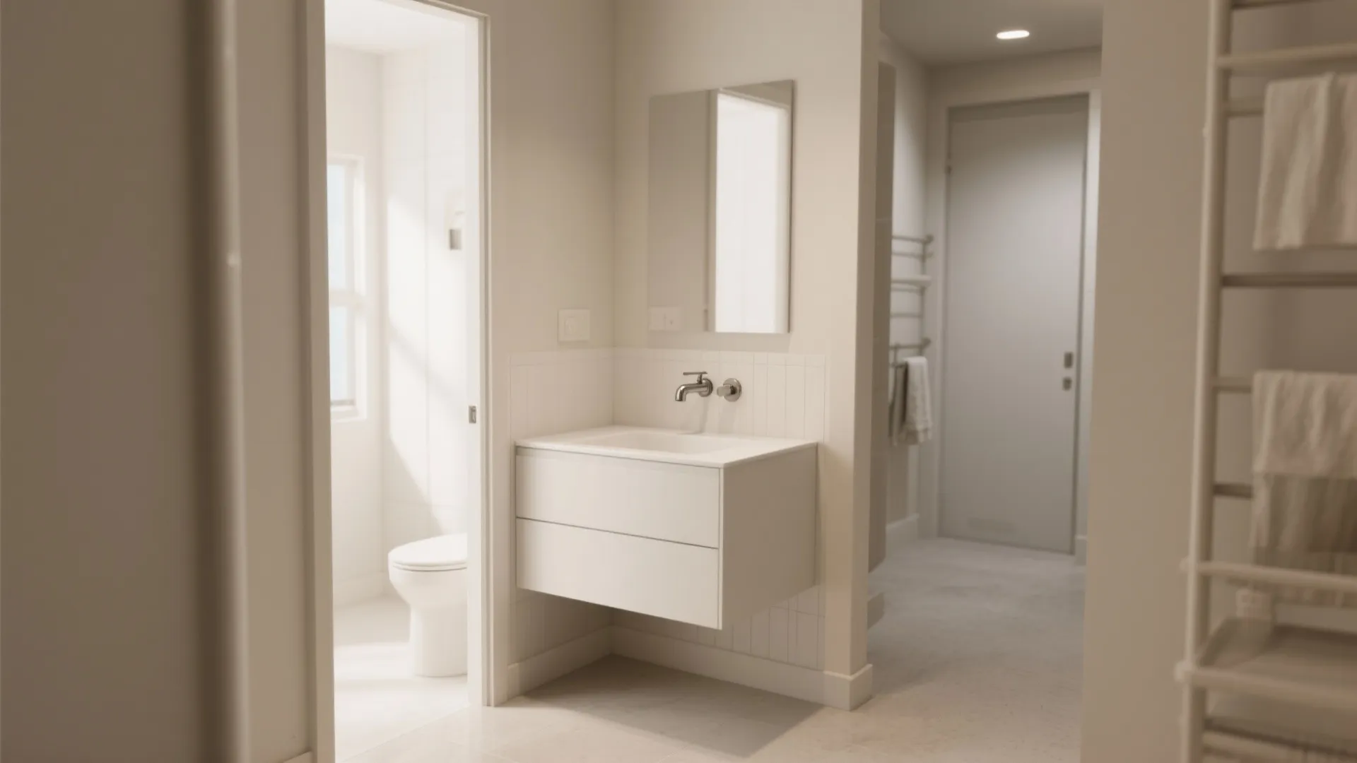 2. Install a Corner Vanity