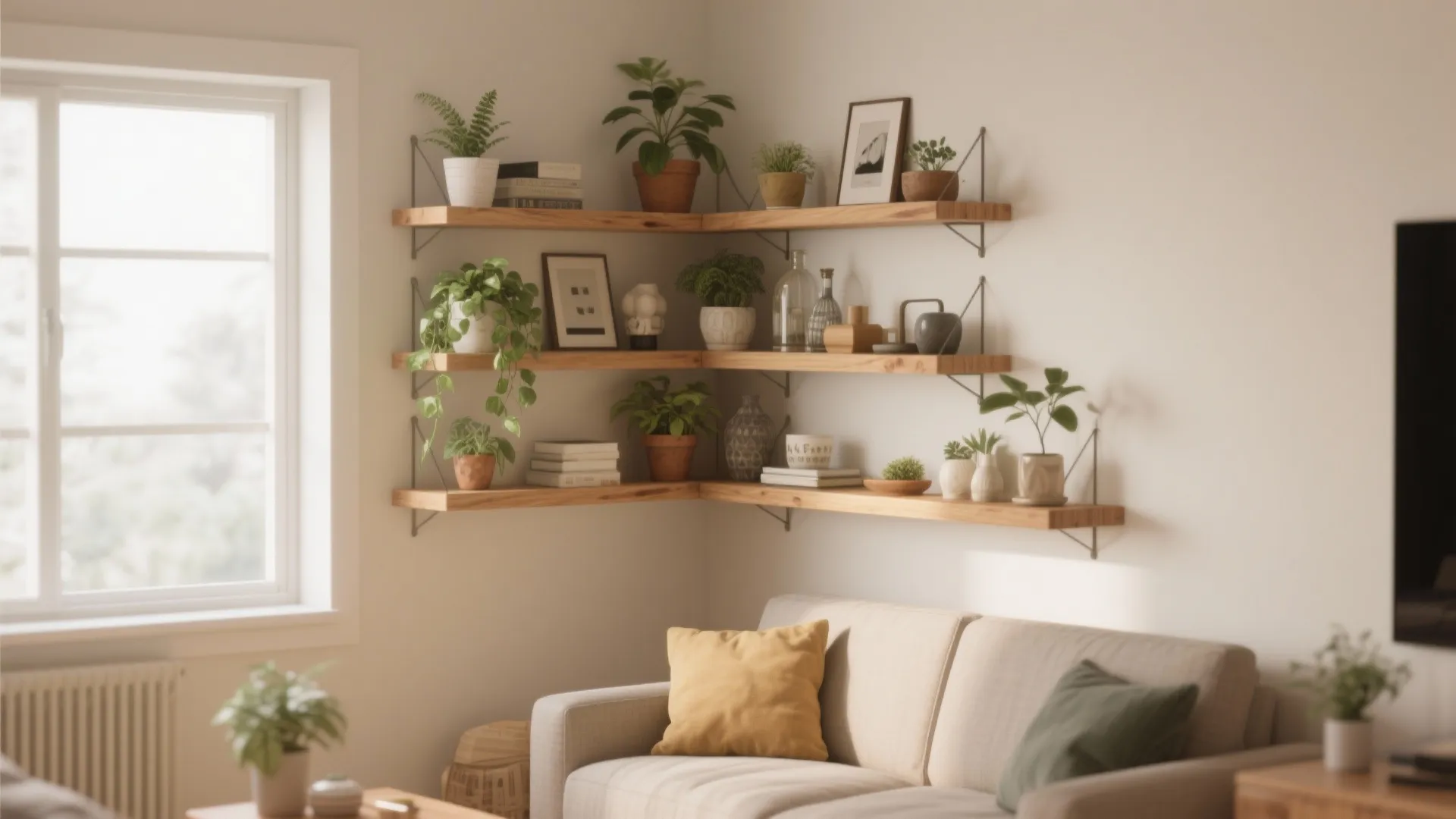 Corner Wall Shelves